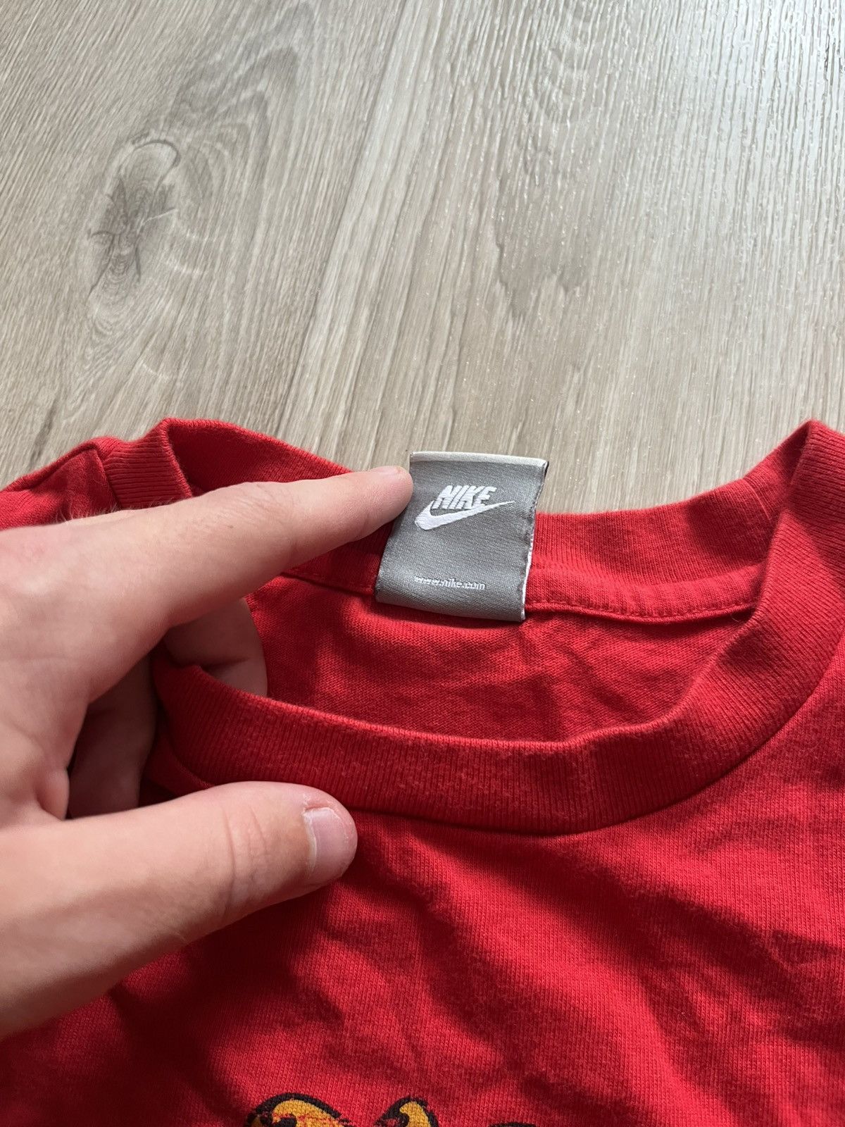 Nike × Vintage Vintage Center Swoosh Nike Manchester United Tee Size US M / EU 48-50 / 2 - 4 Thumbnail