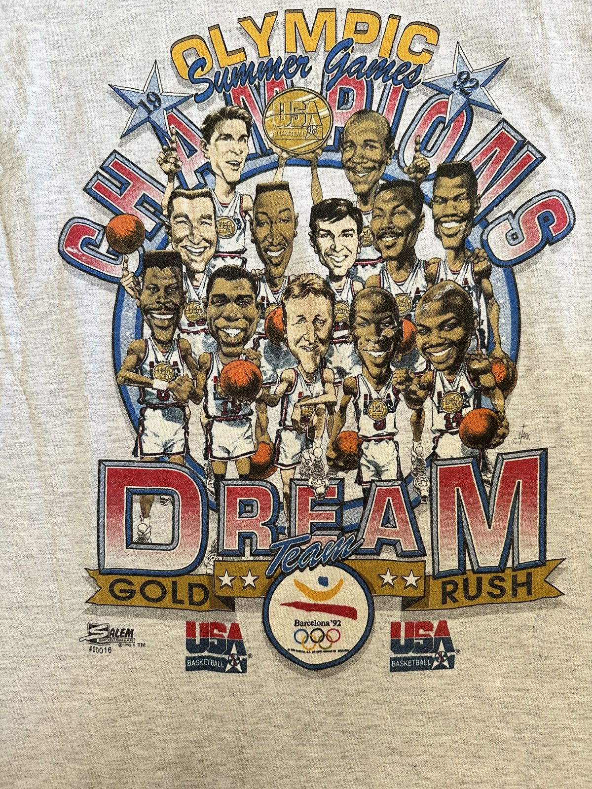 USA Olympics × Vintage Vintage SALEM ‘92 USA Basketball Olympic Dream Team Size US L / EU 52-54 / 3 - 10 Thumbnail