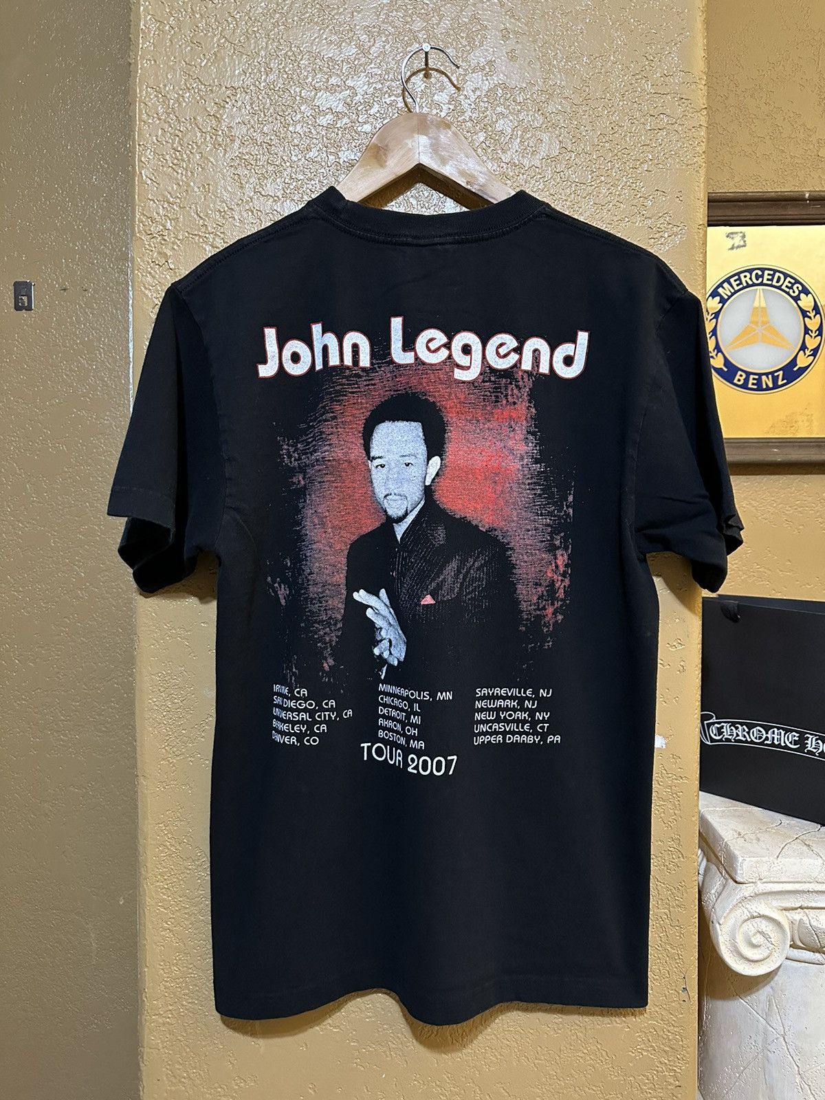 Rap Tees × Vintage Vintage John Legend Once Again 2007 Tour T Shirt Sade R&B Size US M / EU 48-50 / 2 - 2 Thumbnail