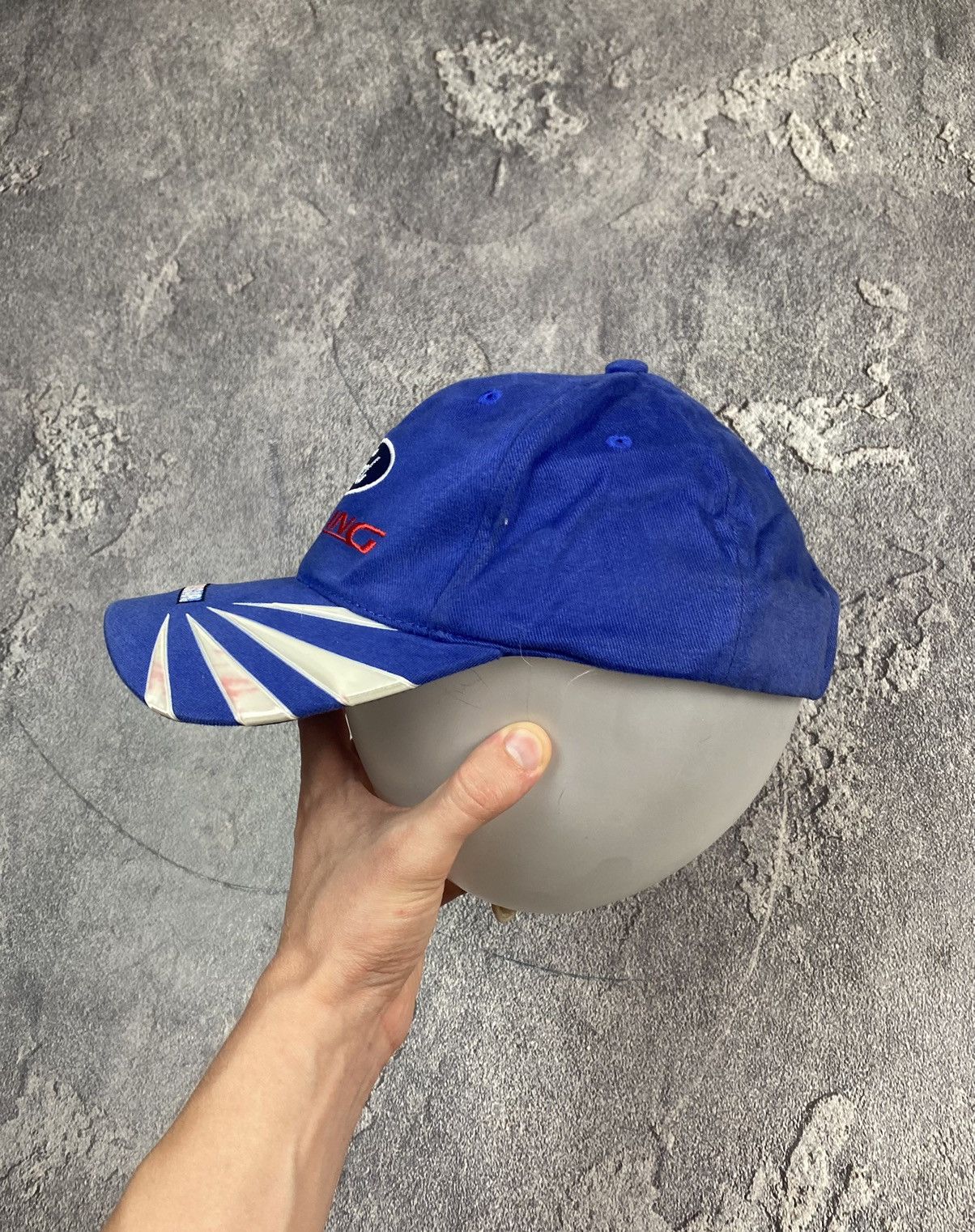 NASCAR Y2K Ford Racing NASCAR Blue Cap VTG Size ONE SIZE - 4 Thumbnail
