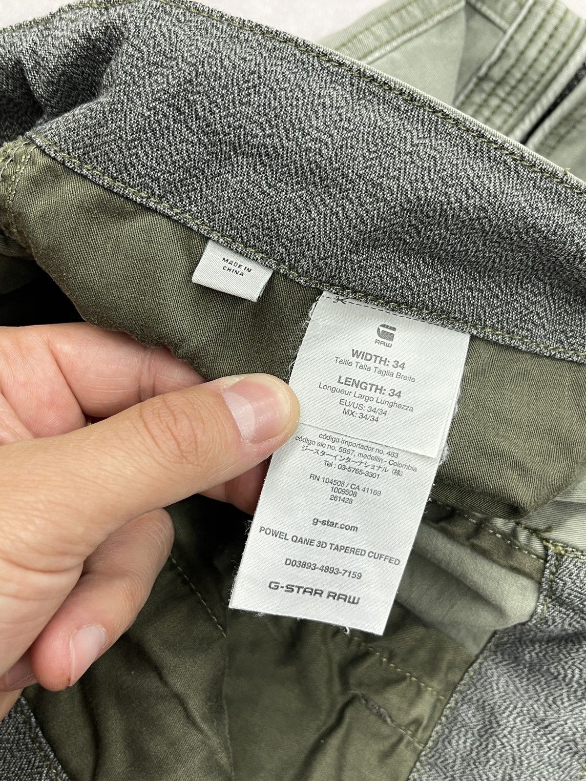 G-Star Mens G Star Raw Powel Qane 3D Tapered Cargo Pants Size 34 Size US 34 / EU 50 - 10 Thumbnail