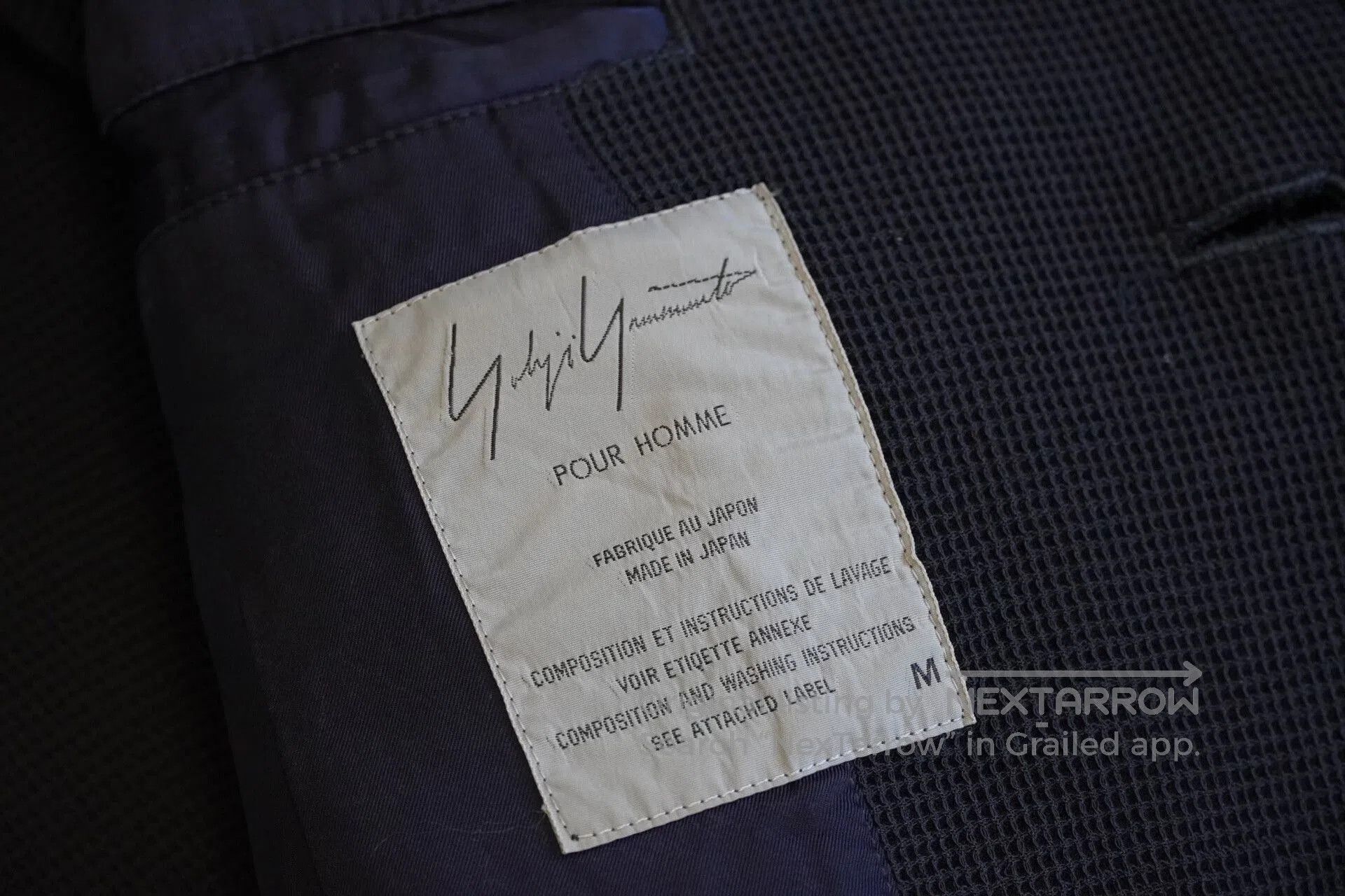 Yohji Yamamoto Yohji Yamamoto Woven Jacket 95AW. Size US M / EU 48-50 / 2 - 6 Thumbnail