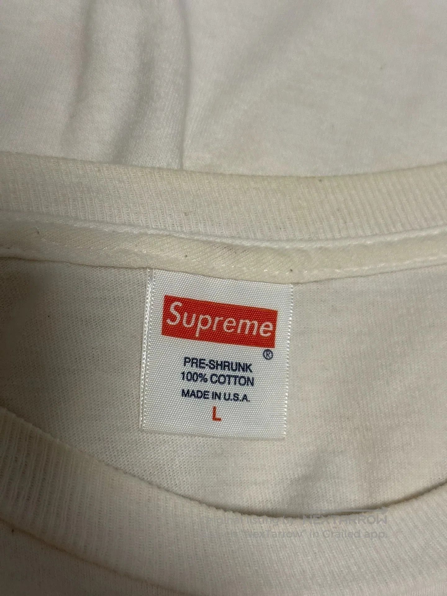 Supreme White Graphic Print "Kings of Memphis" Short Sleeve T. Size US L / EU 52-54 / 3 - 5 Thumbnail