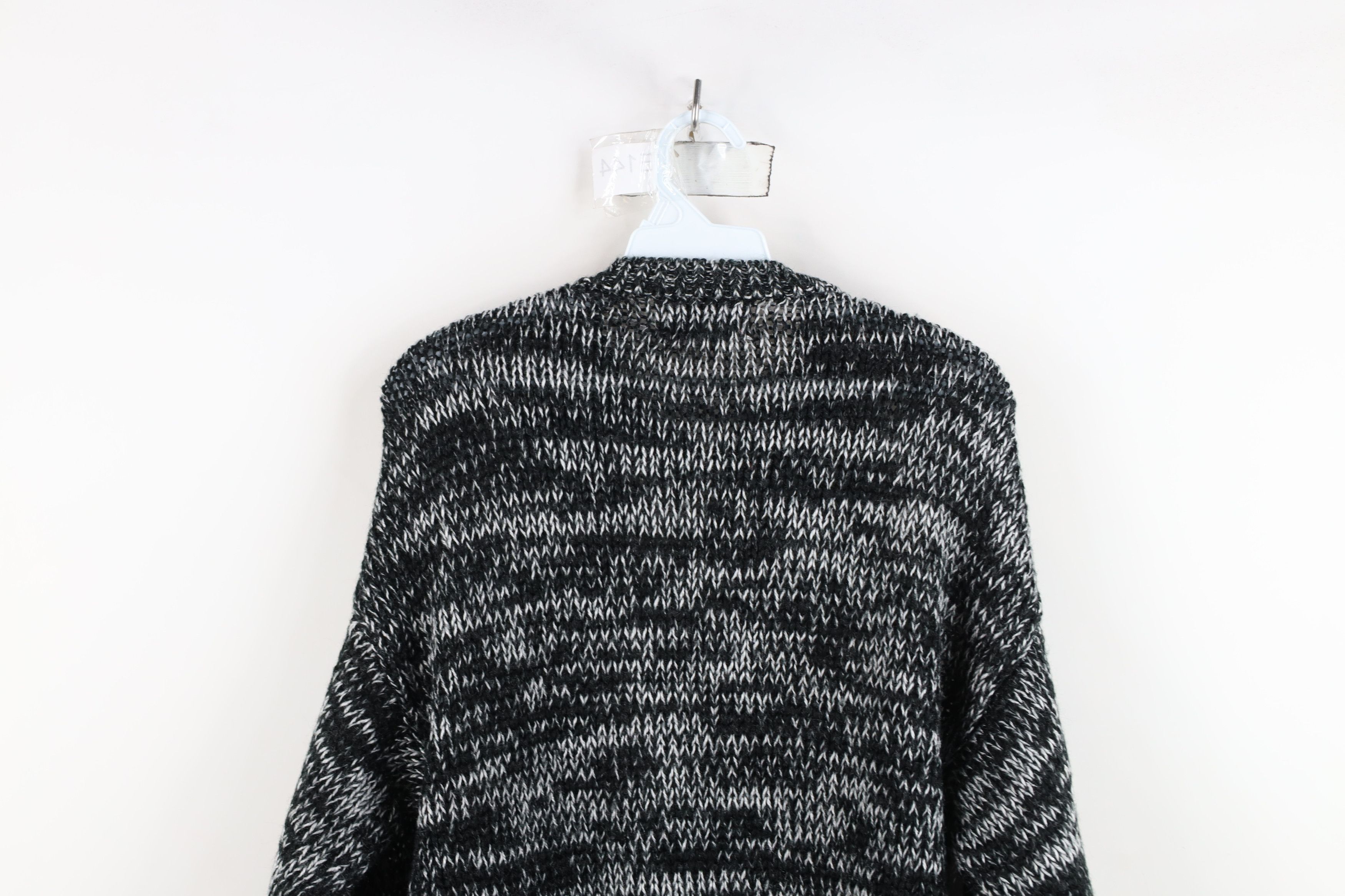 Vintage Vintage 90s Streetwear Chunky Ribbed Knit Crewneck Sweater Size US S / EU 44-46 / 1 - 8 Thumbnail
