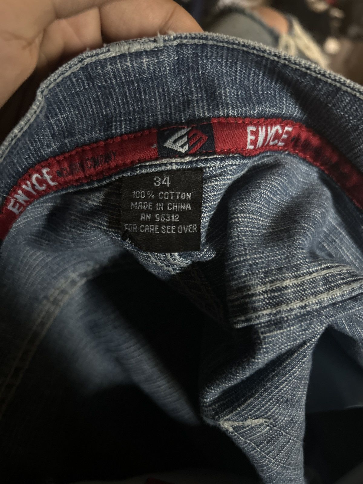 Enyce Vintage Y2K ENYCE Denim Jeans Size US 34 / EU 50 - 3 Thumbnail