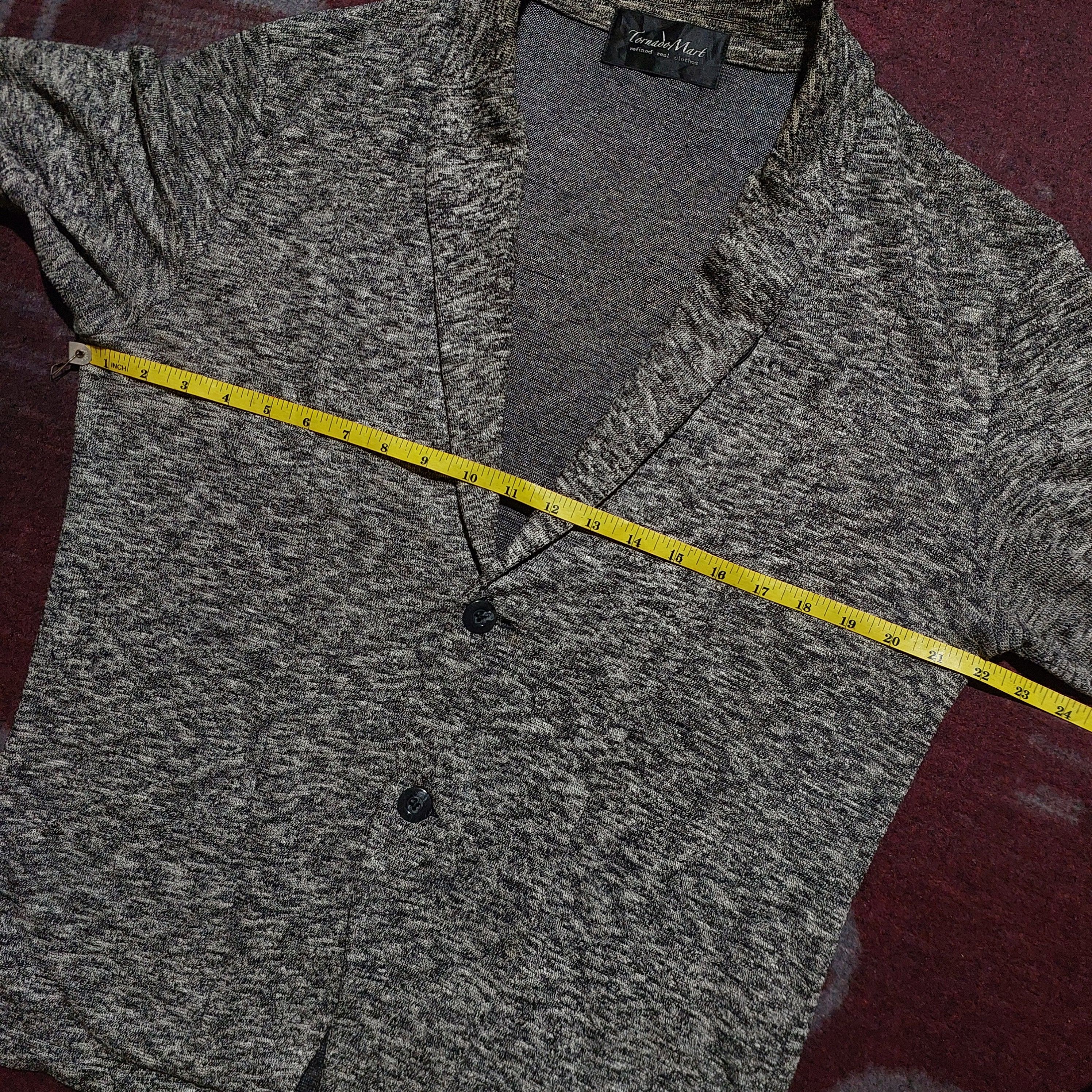 Tornado Mart Tornado Mart knitwear sweat blazer Size US L / EU 52-54 / 3 - 12 Thumbnail
