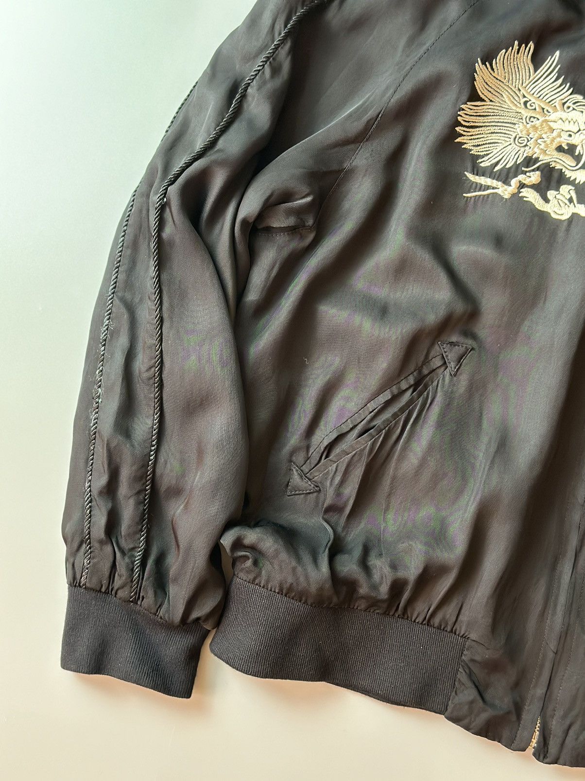 Comme des Garcons Comme des Garcons “live free with strong will” bomber jacket Size US L / EU 52-54 / 3 - 3 Thumbnail