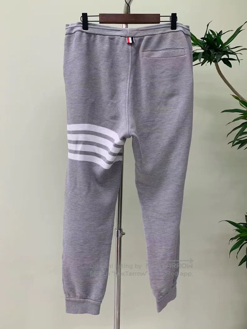 Thom Browne Thom Browne size 2 Drawstring Cuffed Knit Sport Pants Size US 28 / EU 44 - 2 Thumbnail