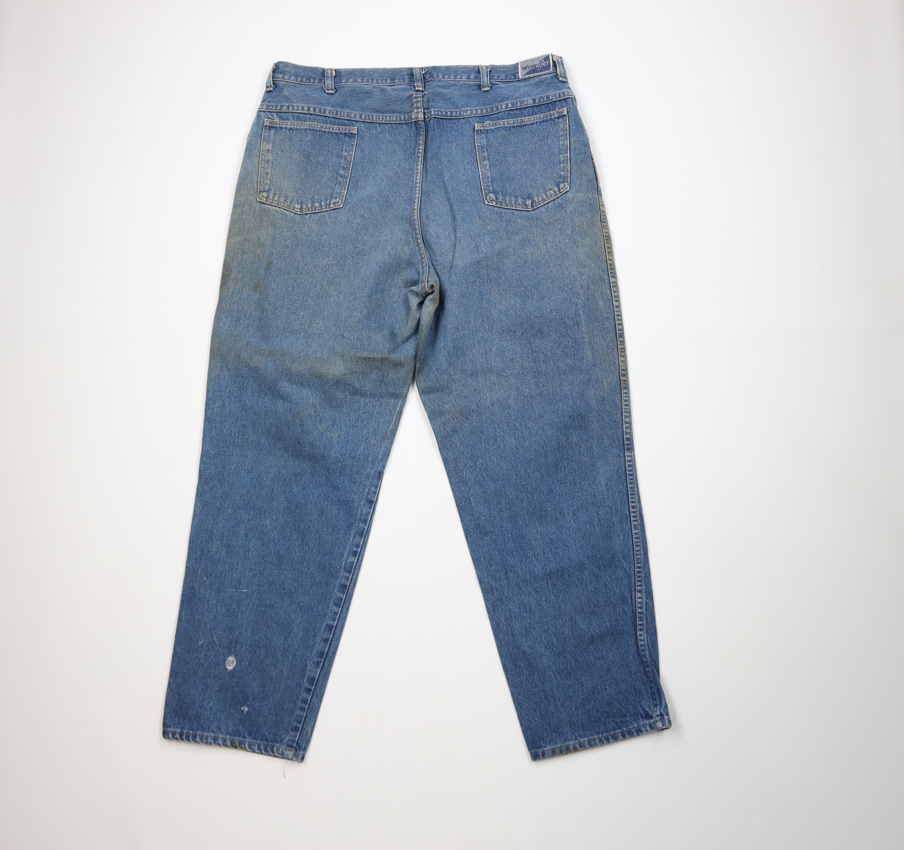 Wrangler Vintage 80s 90s Wrangler Pleated Tapered Leg Denim Jeans USA Size US 36 / EU 52 - 11 Thumbnail