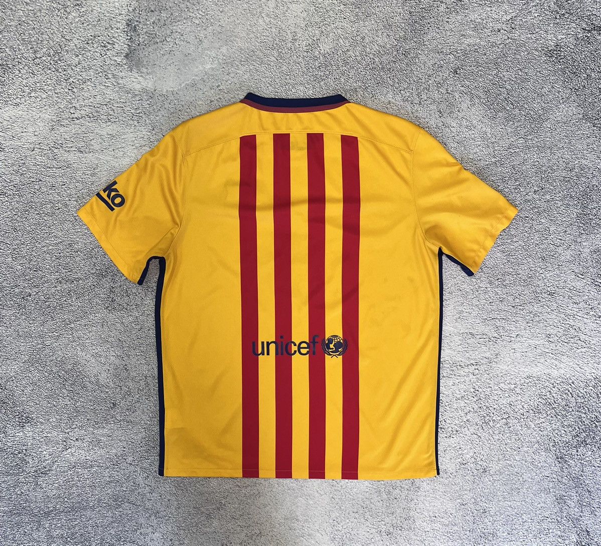 Nike Nike FC Barcelona Away Men’s Jersey Soccer Football Shirt Size US XL / EU 56 / 4 - 2 Thumbnail