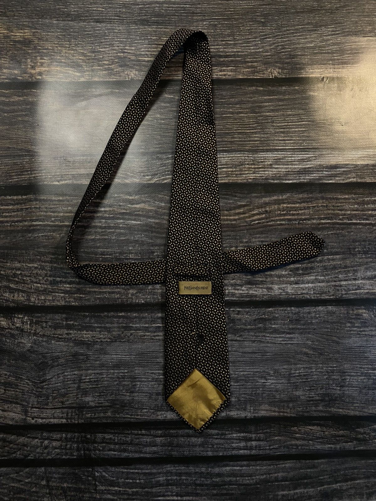 Yves Saint Laurent RARE❗️ YSL SILK TIE Size ONE SIZE - 2 Thumbnail