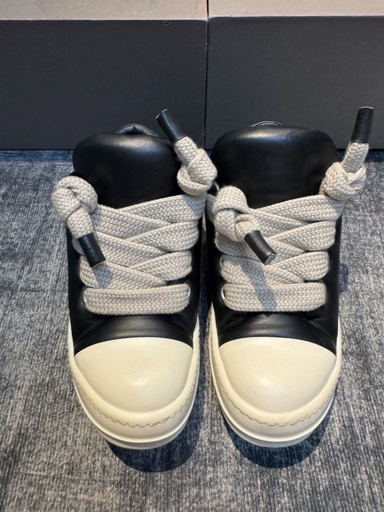 Rick Owens Rick Owens Black chunky lace-ups with large, low-cut conve Size US 5 / EU 37 - 3 Thumbnail
