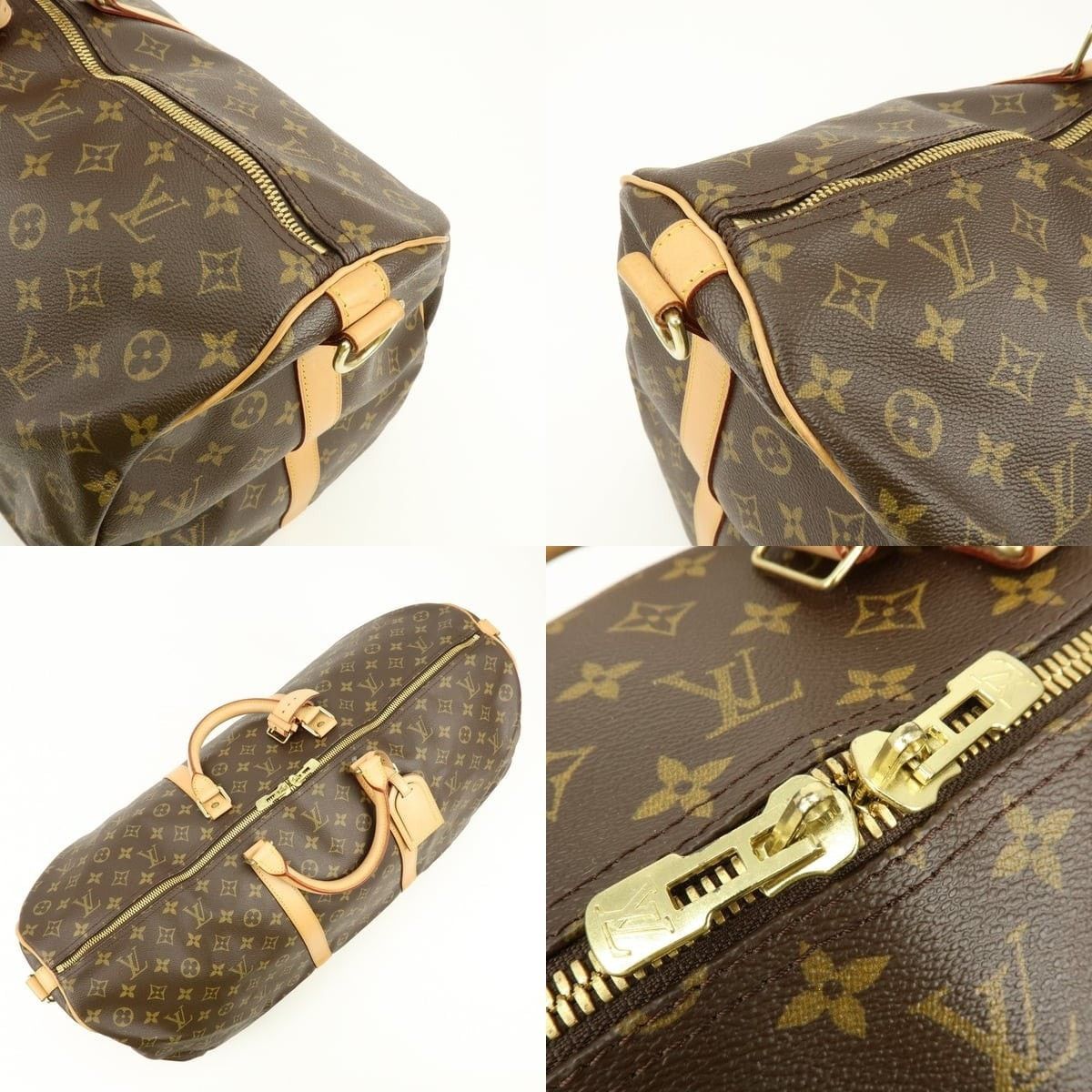 Louis Vuitton Louis Vuitton Monogram Keepall Bandouliere 60 Duffle Bag Size ONE SIZE - 6 Thumbnail