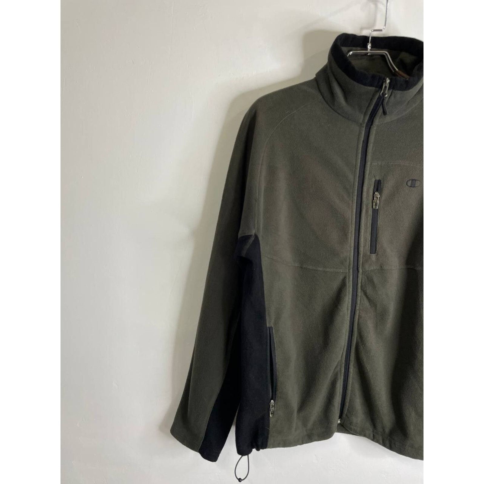 Champion Vintage Champion Full Zip Olive Green Fleece Jacket Size M Size US M / EU 48-50 / 2 - 5 Thumbnail