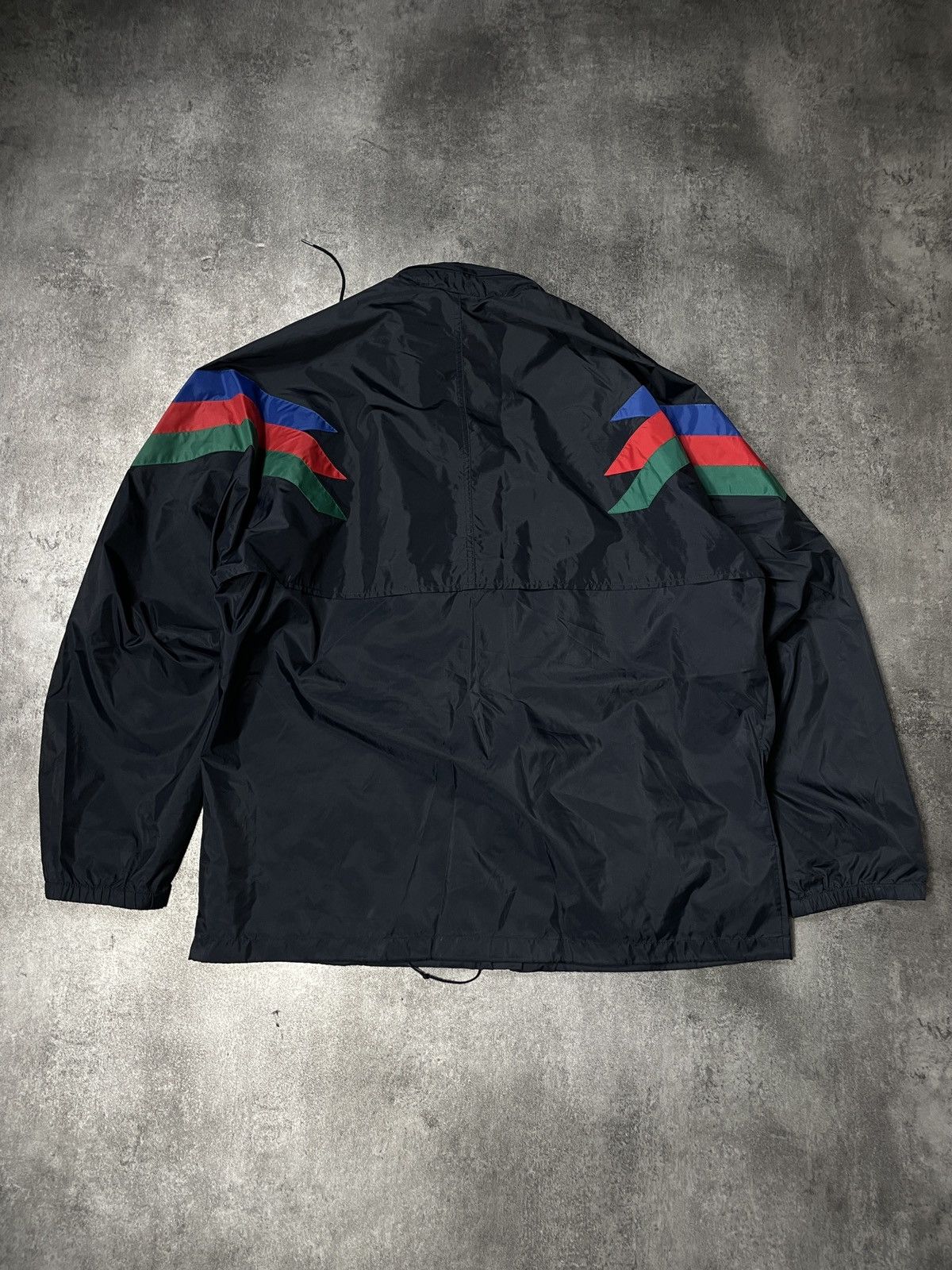 Adidas 🔥RARE🔥Adidas Vintage 90s Raincoat Light Jacket Rare Boxy Size US XL / EU 56 / 4 - 5 Thumbnail