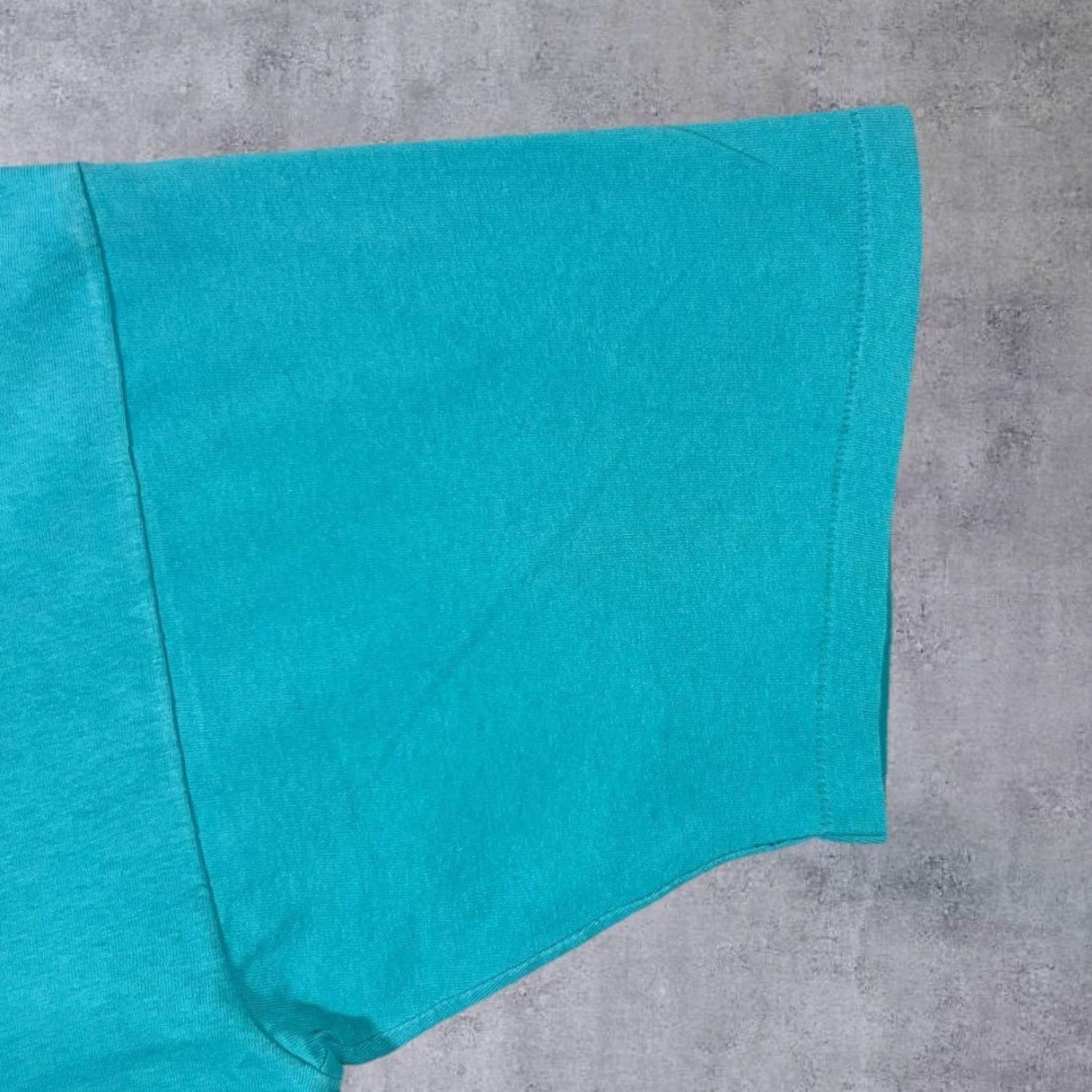 Vintage Vintage Tropicana The Island Of Las Vegas Embroidered Single Stitch T-Shirt XXL Desert Heat Men 2XL Turquoise Vintage 90s Mens Shirt Size US XXL / EU 58 / 5 - 5 Thumbnail