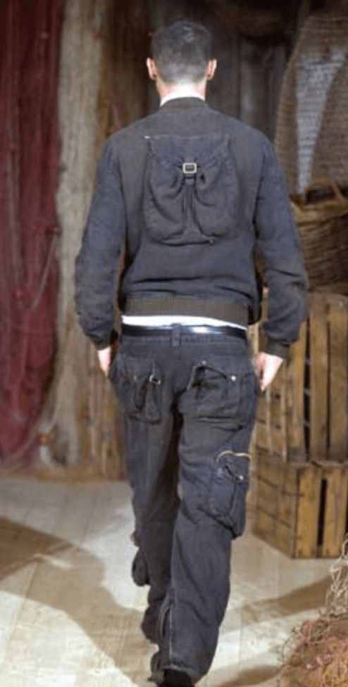 Dolce & Gabbana SS2003 Dolce & Gabbana Brown Corduroy Cargo Hunter Pants Size US 39 - 4 Thumbnail