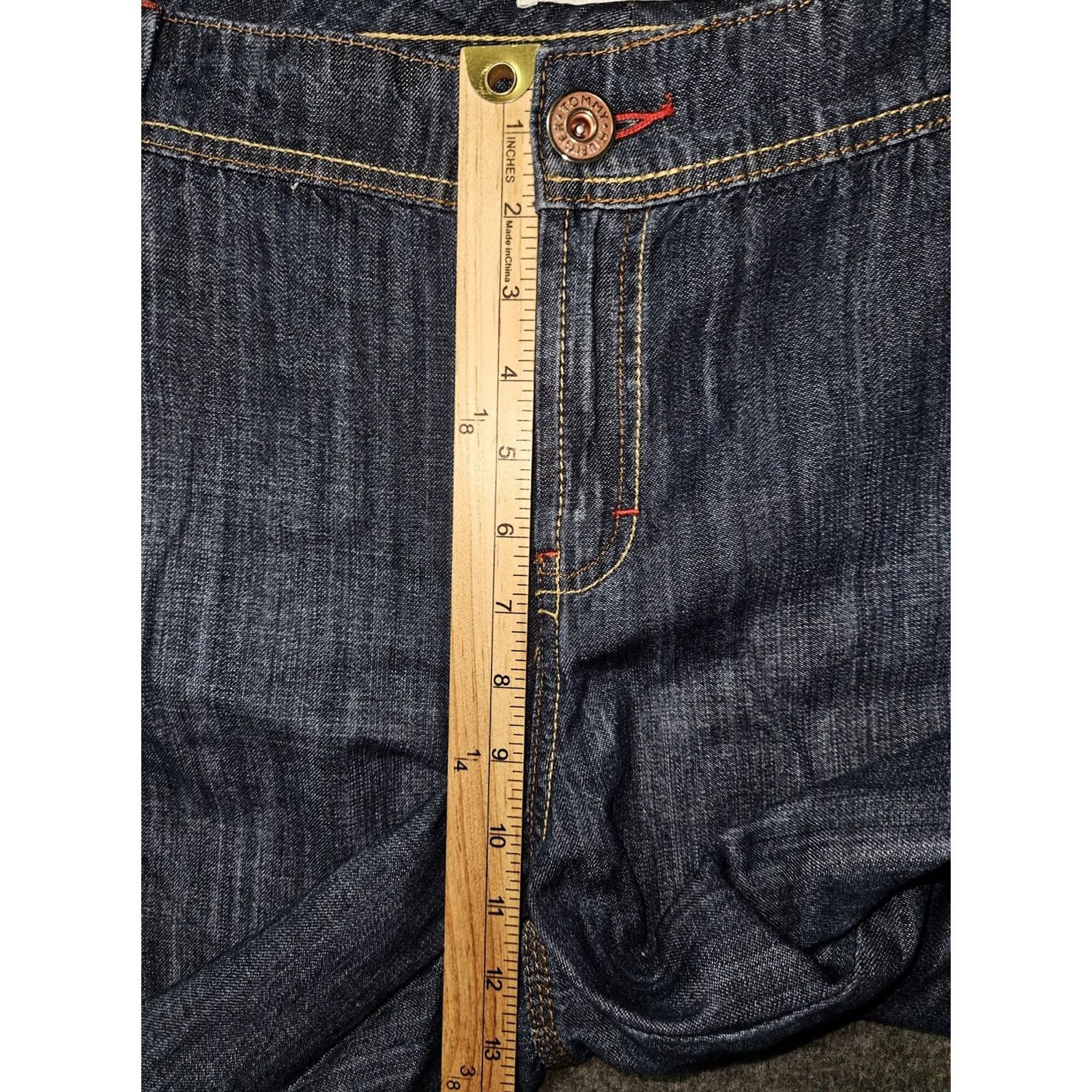Tommy Hilfiger VINTAGE: No. Tommy Hilfiger Jeans Womens 20 Blue Denim Straight Leg Casual Pants NWT Size 42" / US 20 - 4 Thumbnail