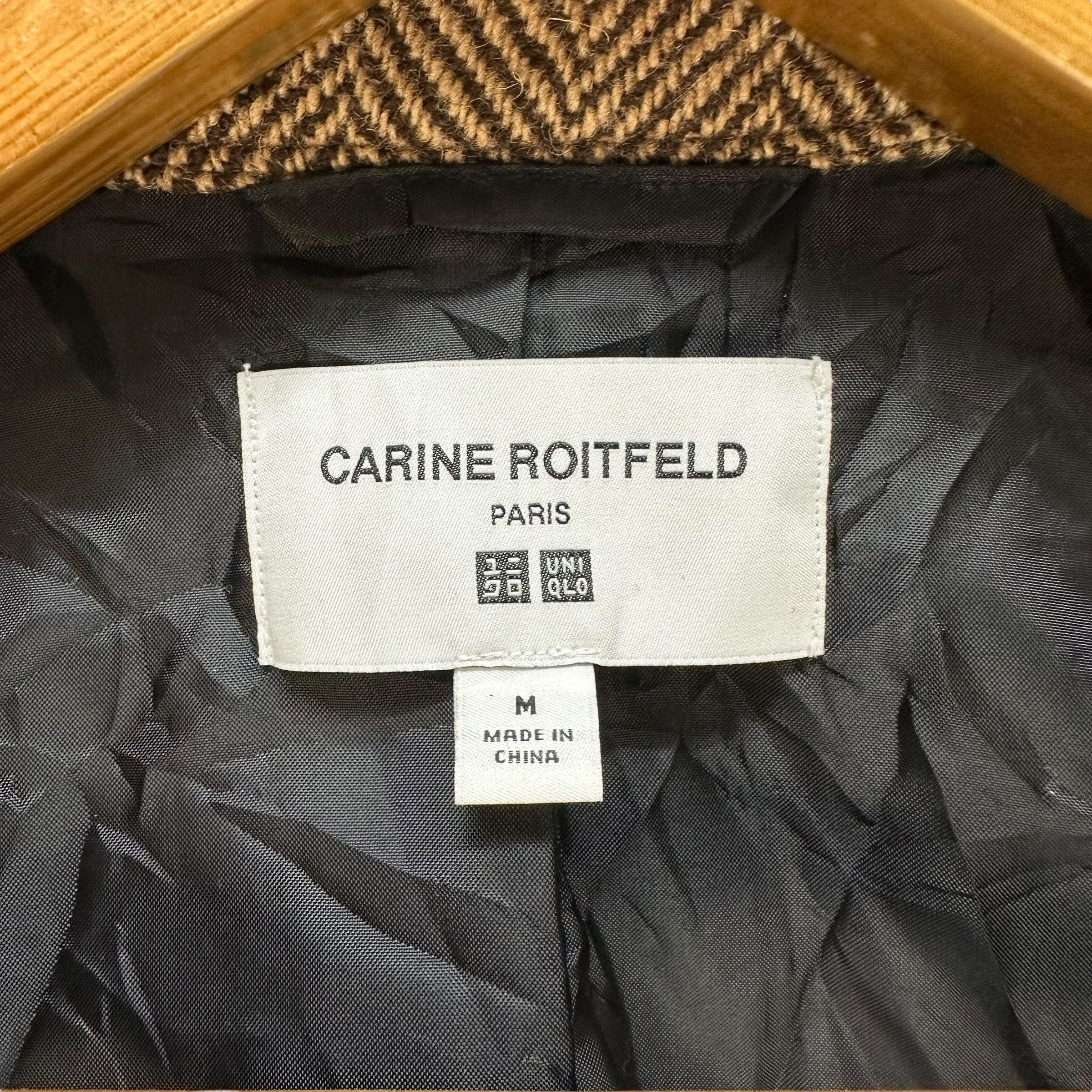 Uniqlo CARINE ROITFELD ASYMMETRICAL BELTED CROP JACKET #A53-1228 Size M / US 6-8 / IT 42-44 - 7 Thumbnail