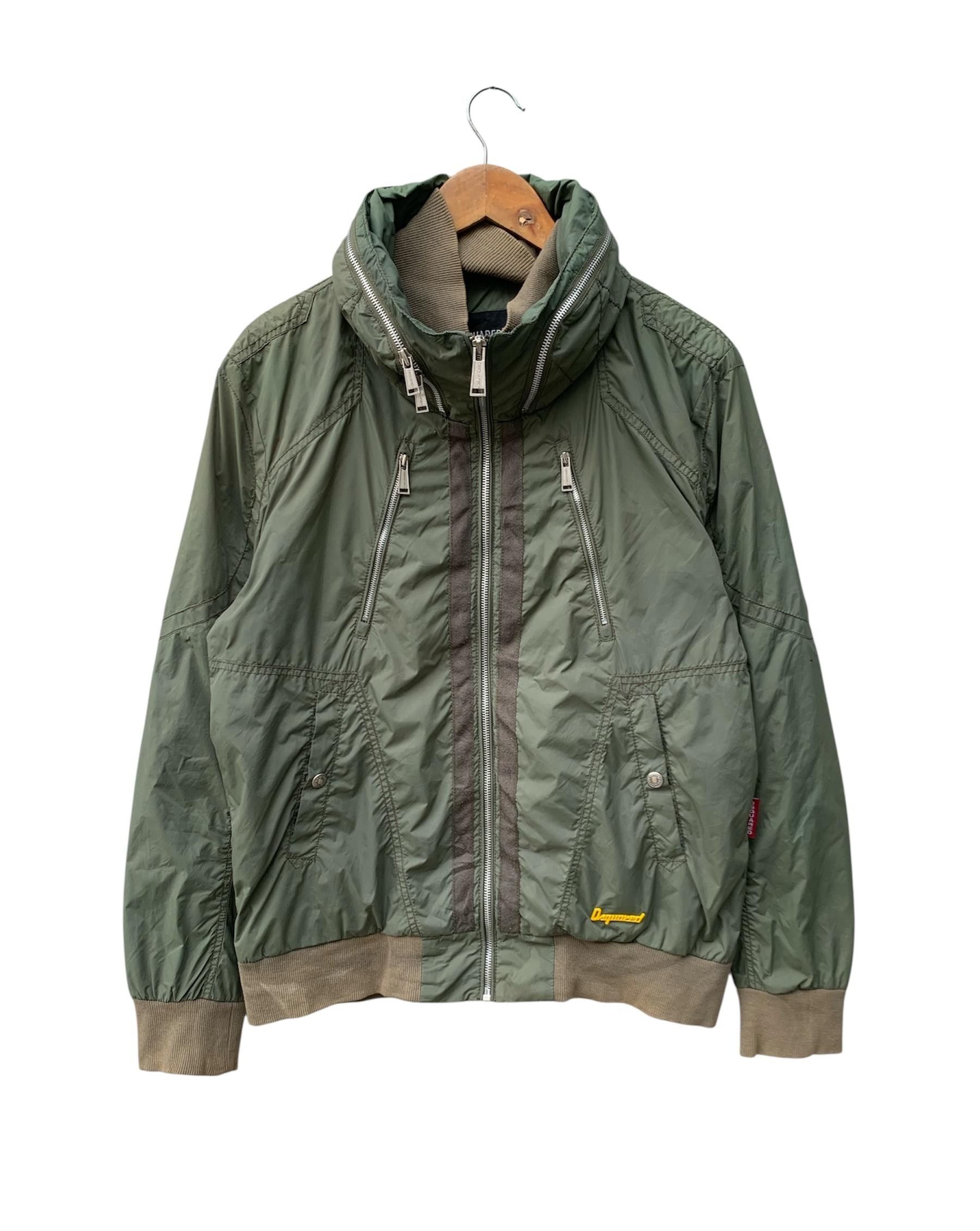 Dsquared2 Vintage Dsquared2 Hoodie Bomber Jacket Size US M / EU 48-50 / 2 - 1 Thumbnail