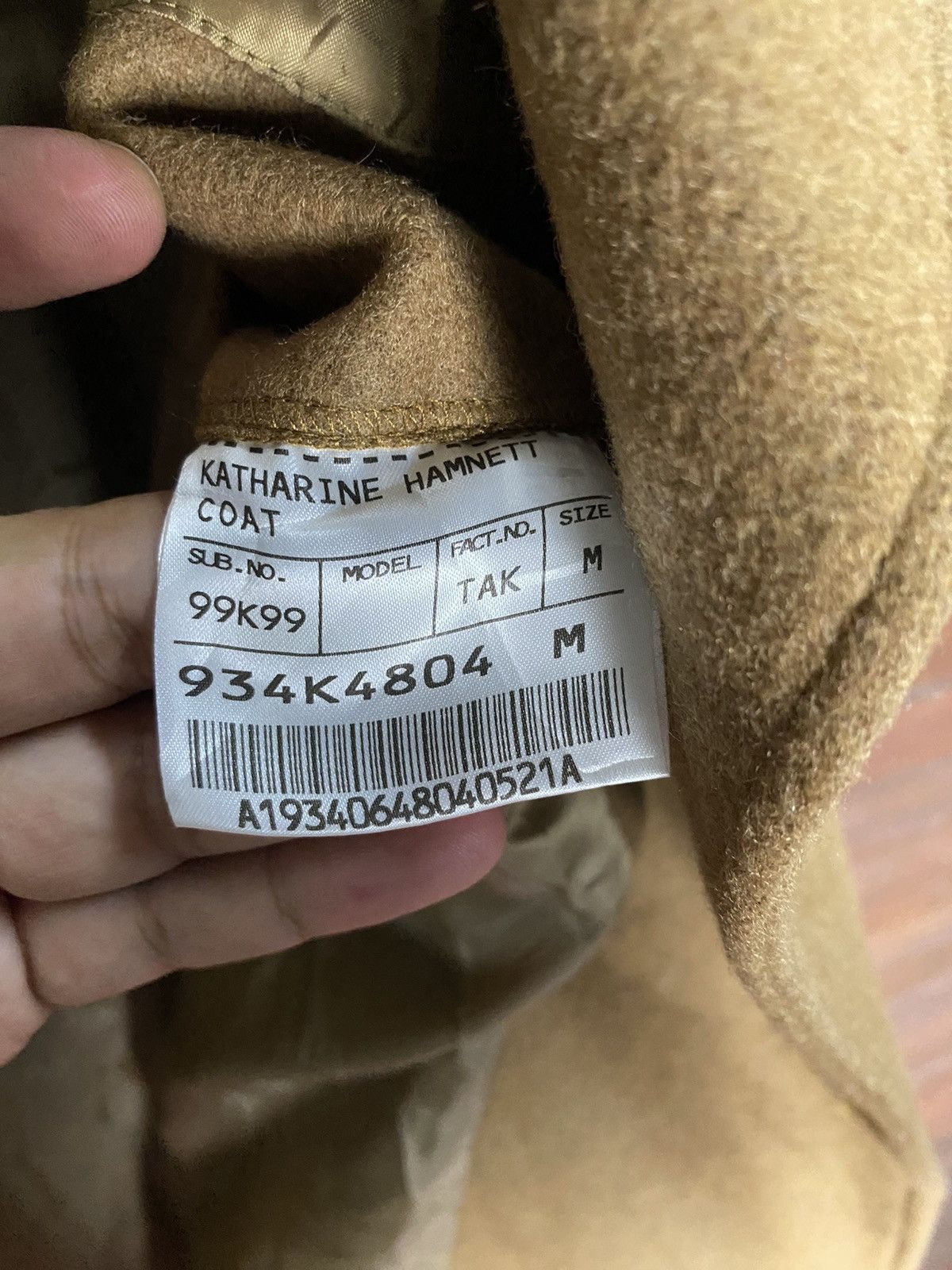 Katharine Hamnett London × Vintage Vintage Katharine Hamnett London Wool Jacket Size US M / EU 48-50 / 2 - 8 Thumbnail