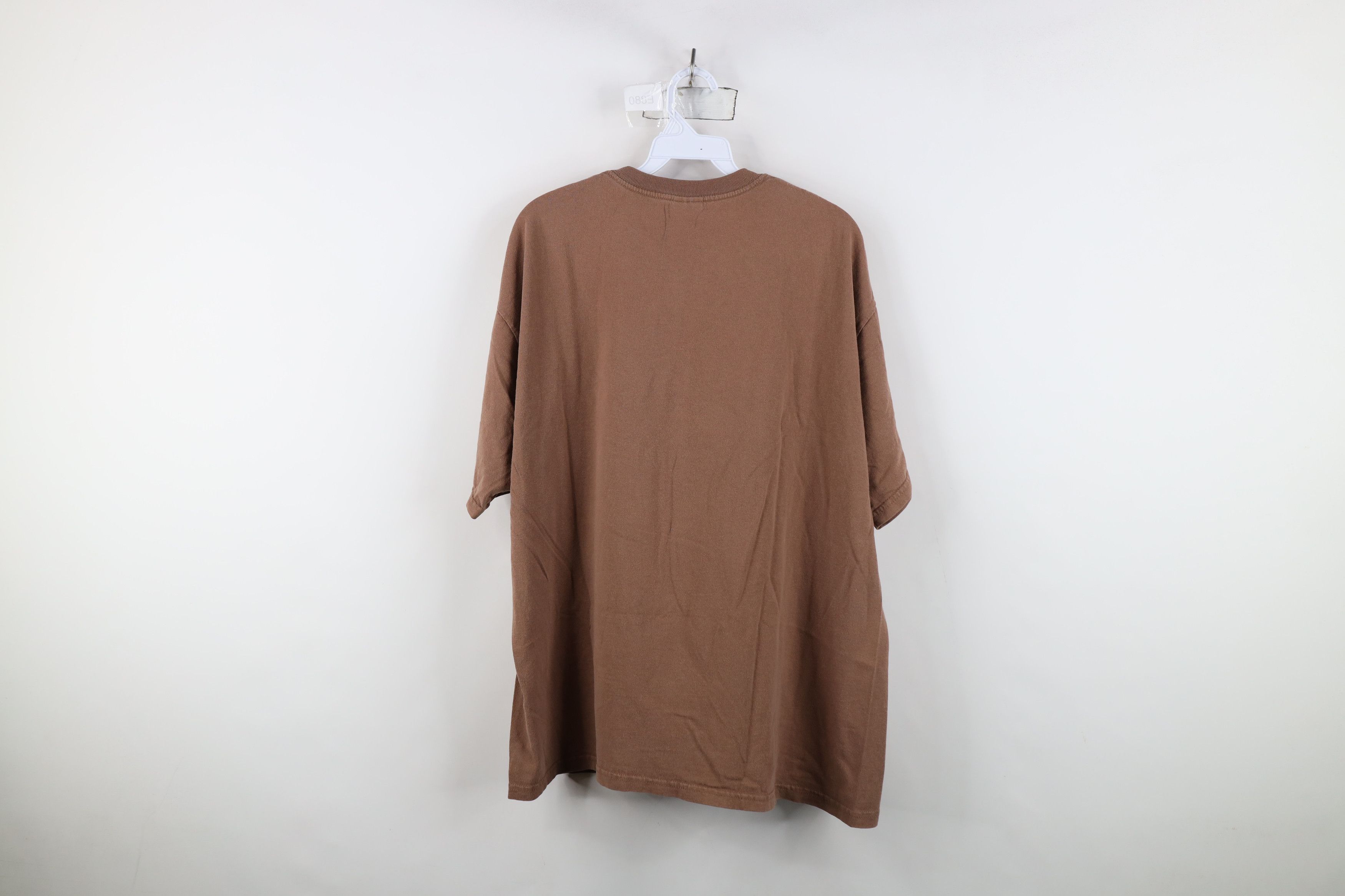 Vintage Vintage 90s Y2K Package USPS Postage Stamp T-Shirt Brown Size US XL / EU 56 / 4 - 10 Thumbnail