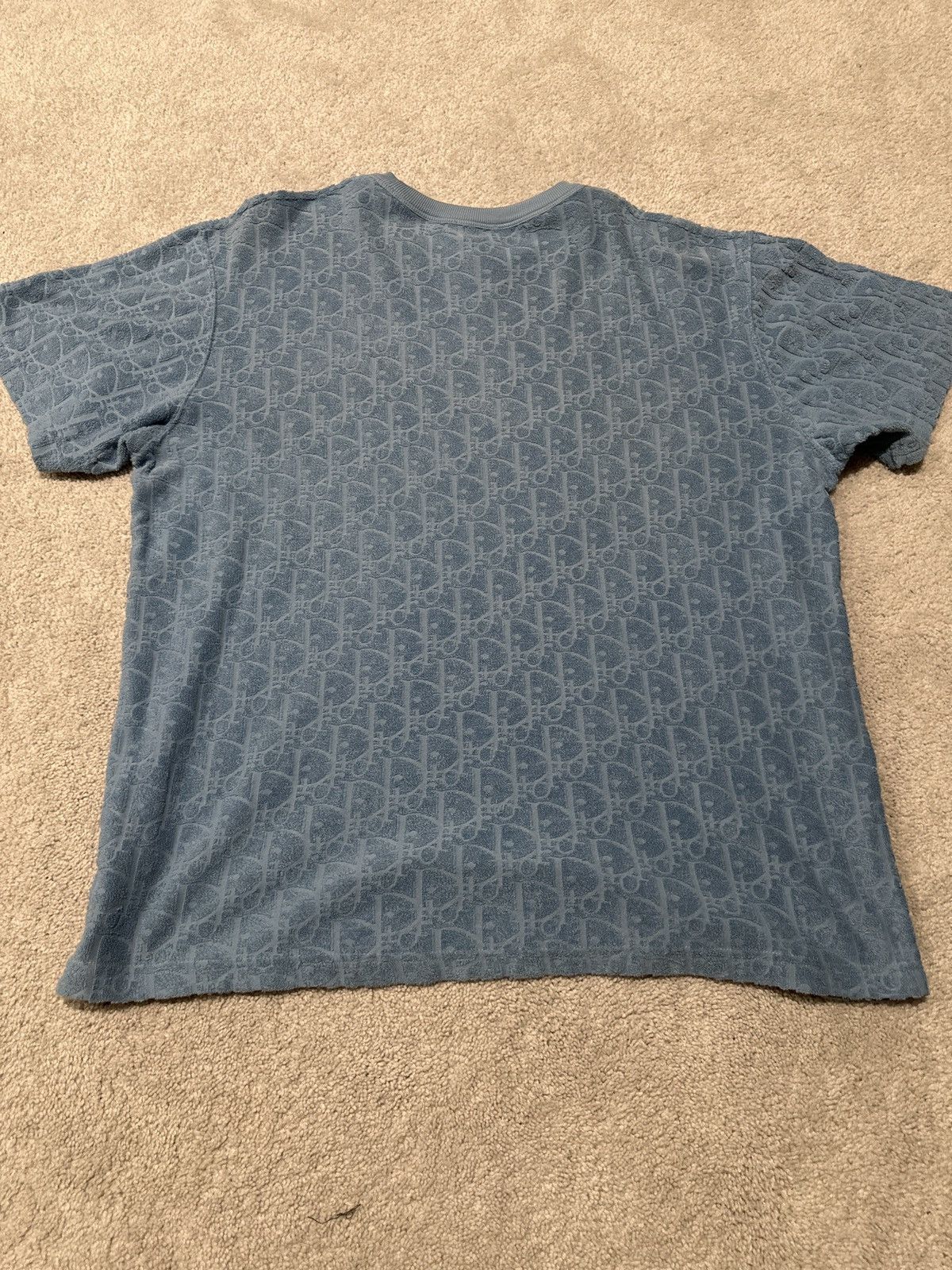 Dior Dior Oblique Blue Towel Shirt Size US XXL / EU 58 / 5 - 2 Thumbnail