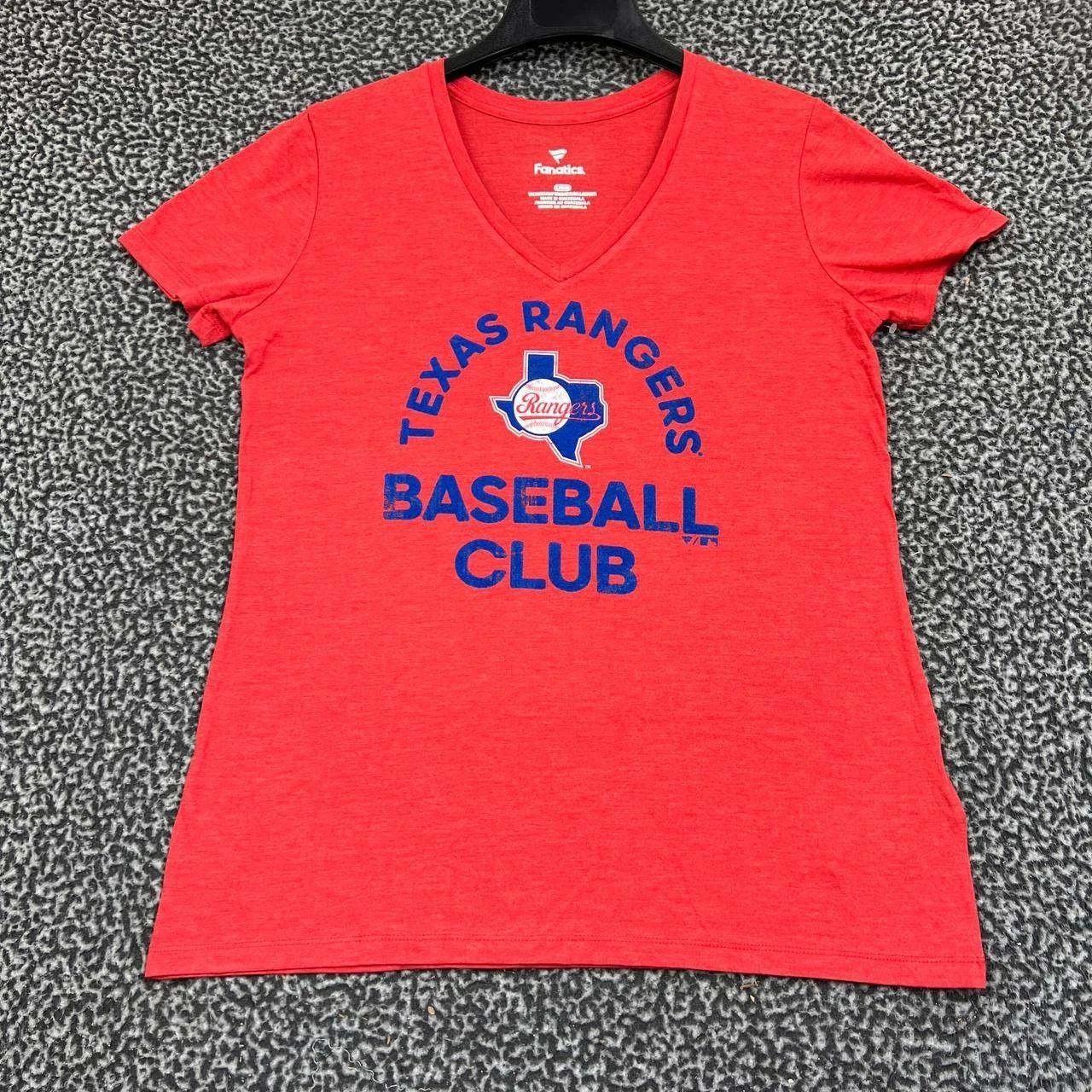 Other Texas Rangers Shirt Men Fanatics Short Sleeve Crew V-New L Size US L / EU 52-54 / 3 - 1 Thumbnail