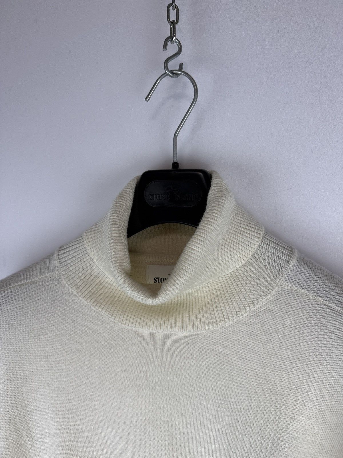 Stone Island Off-white Stone Island turtleneck sweater Size US L / EU 52-54 / 3 - 4 Thumbnail