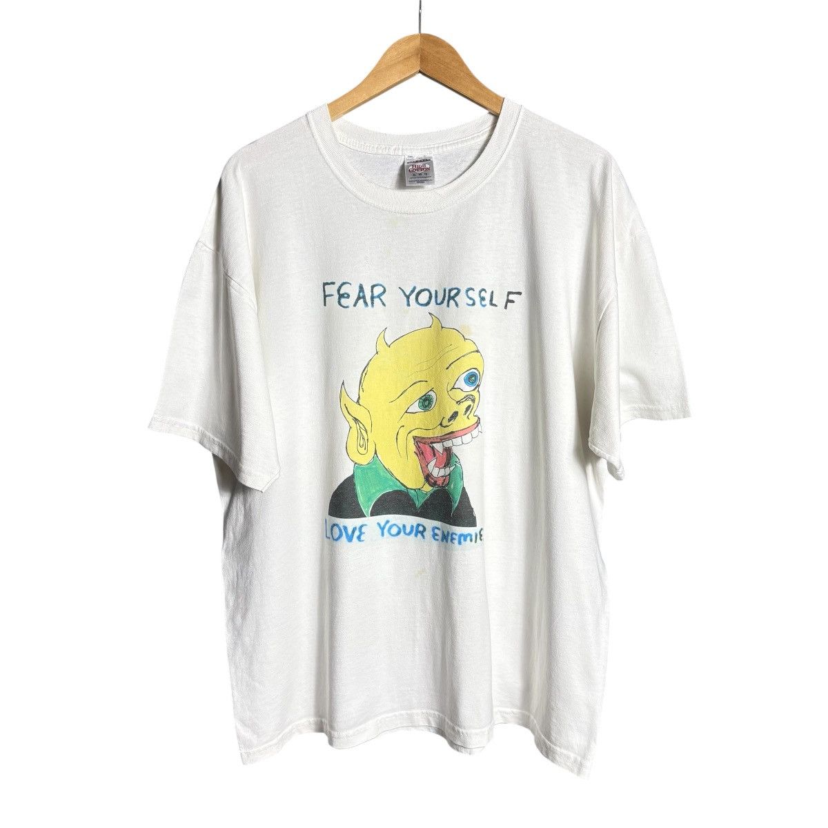 Band Tees Vintage 00s Daniel Johnston Fear Yourself Band Tee / Nirvana Size US XL / EU 56 / 4 - 1 Thumbnail