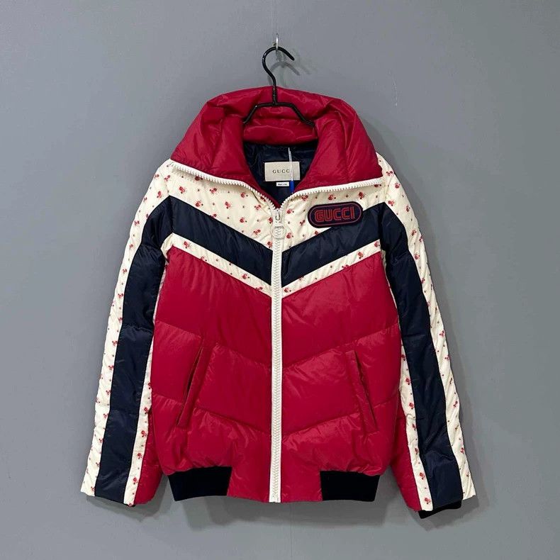 Gucci Gucci Colorblock Down Jacket for Women- DMC Size US S / EU 44-46 / 1 - 1 Thumbnail