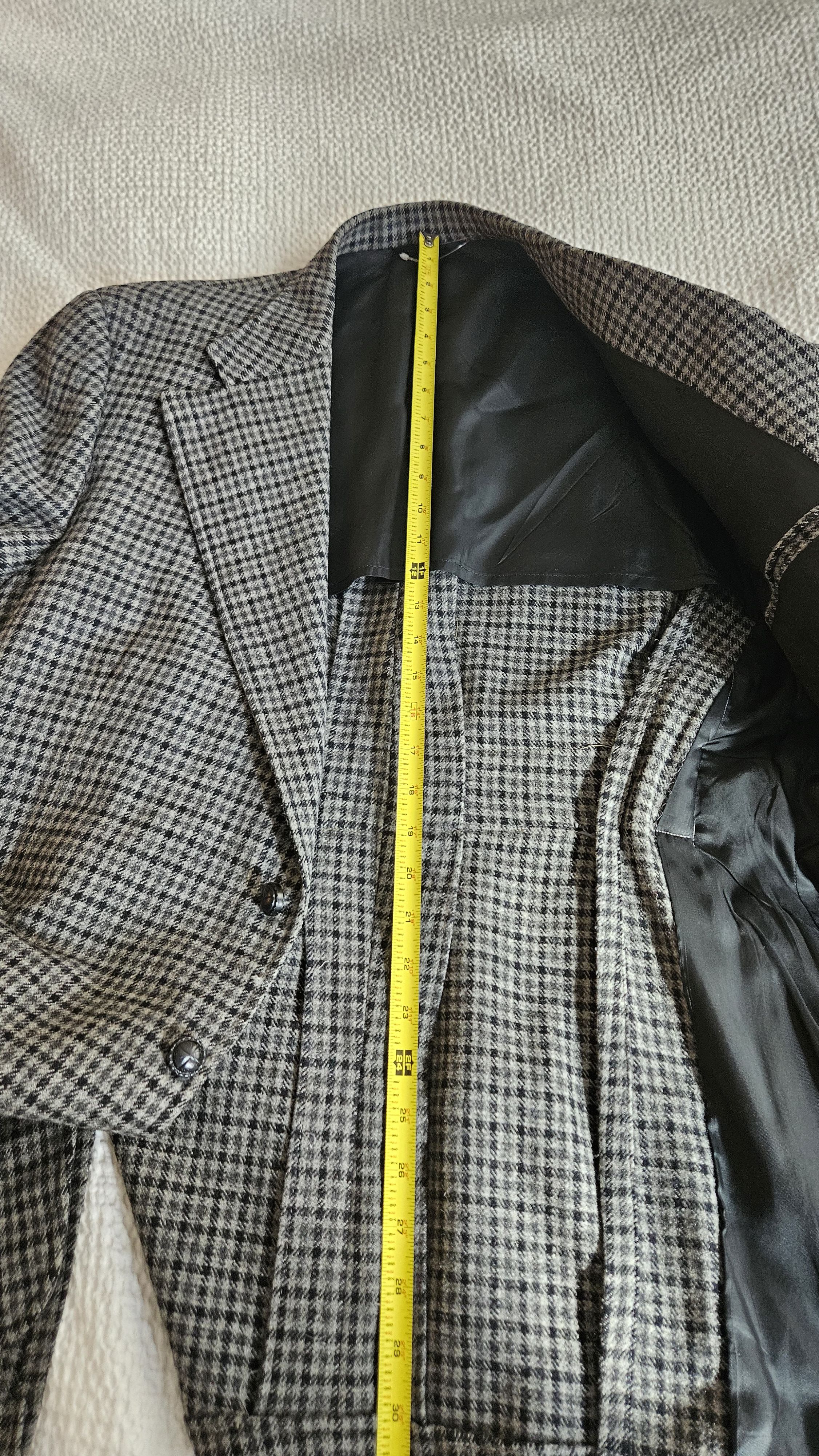 Other Vintage houndstooth hunting blazer with patch pockets Size 44L - 1 Thumbnail