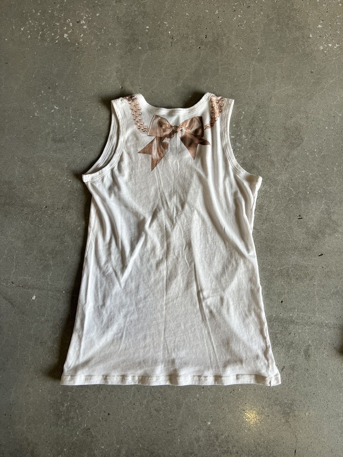 Dolce & Gabbana Dolce & Gabbana Pearl Tank Size S / US 4 / IT 40 - 2 Thumbnail