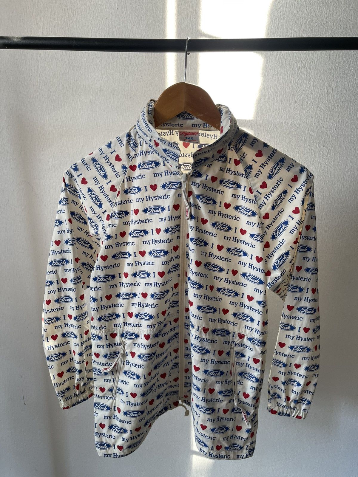 Hysteric Glamour 2000s Hysteric Glamour Overprint Fuck Love JACKET #98 Size US XS / EU 42 / 0 - 2 Thumbnail