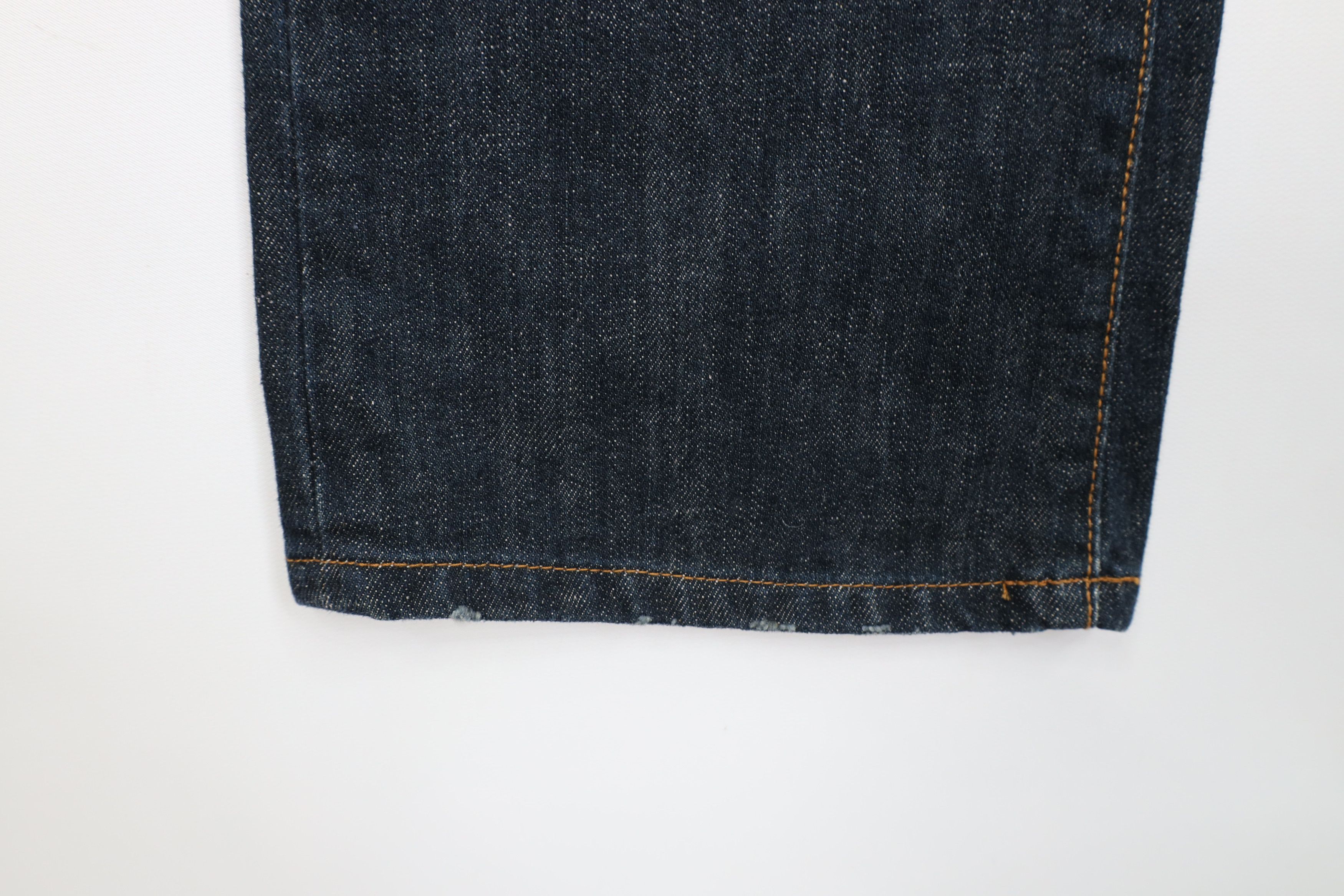Ralph Lauren Vintage 90s Ralph Lauren Wide Leg Denim Jeans Blue Cotton Size 26" / US 2 / IT 38 - 6 Thumbnail