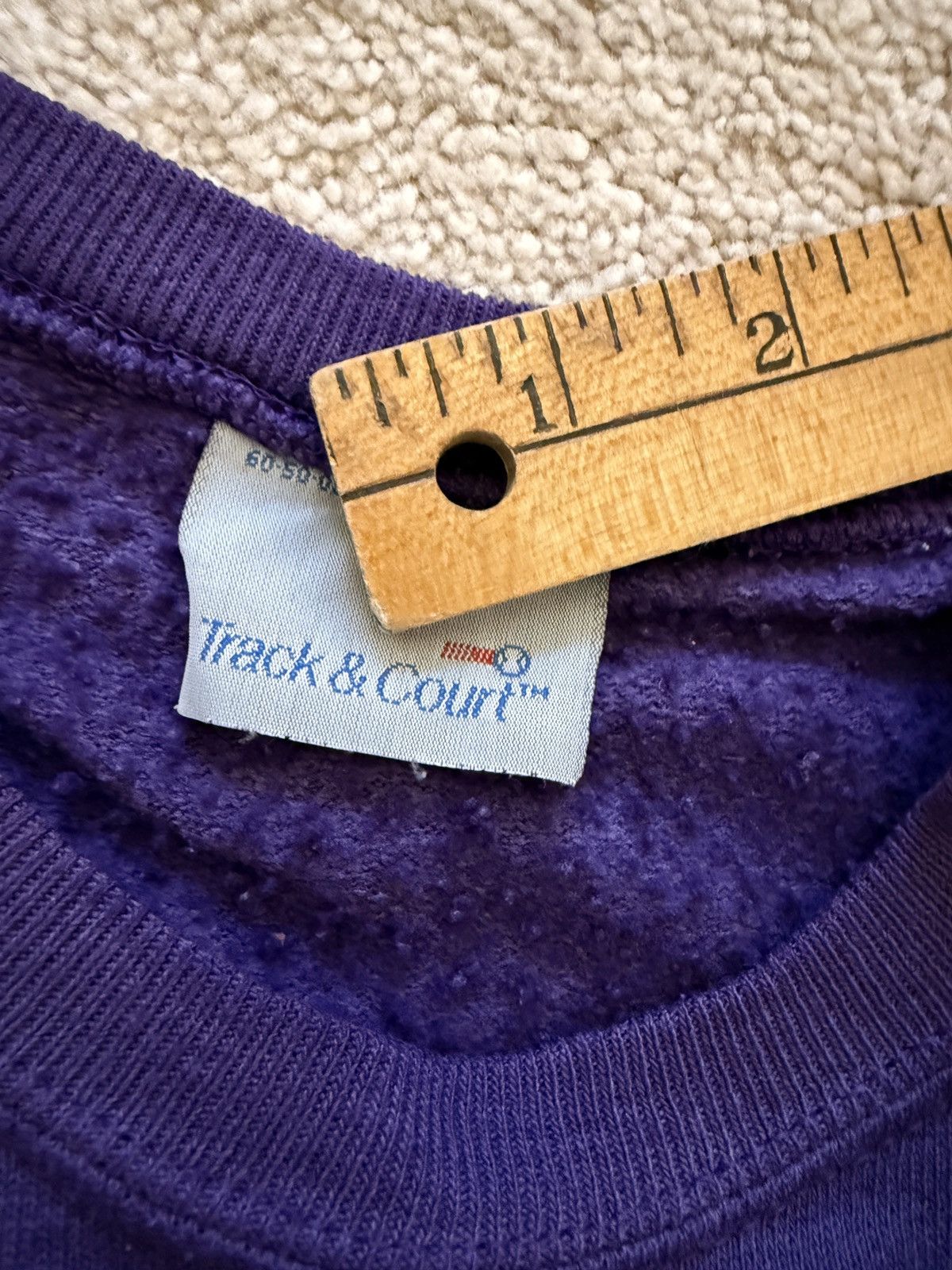 Blank Purple Grape Raglan, Men's (Size S) — image 4 of 6