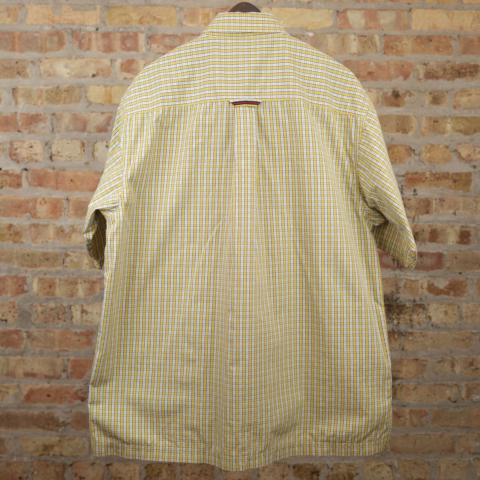 Fubu FUBU Y2K Men's Yellow Plaid S/S Button Down Shirt - Large Size US L / EU 52-54 / 3 - 5 Thumbnail