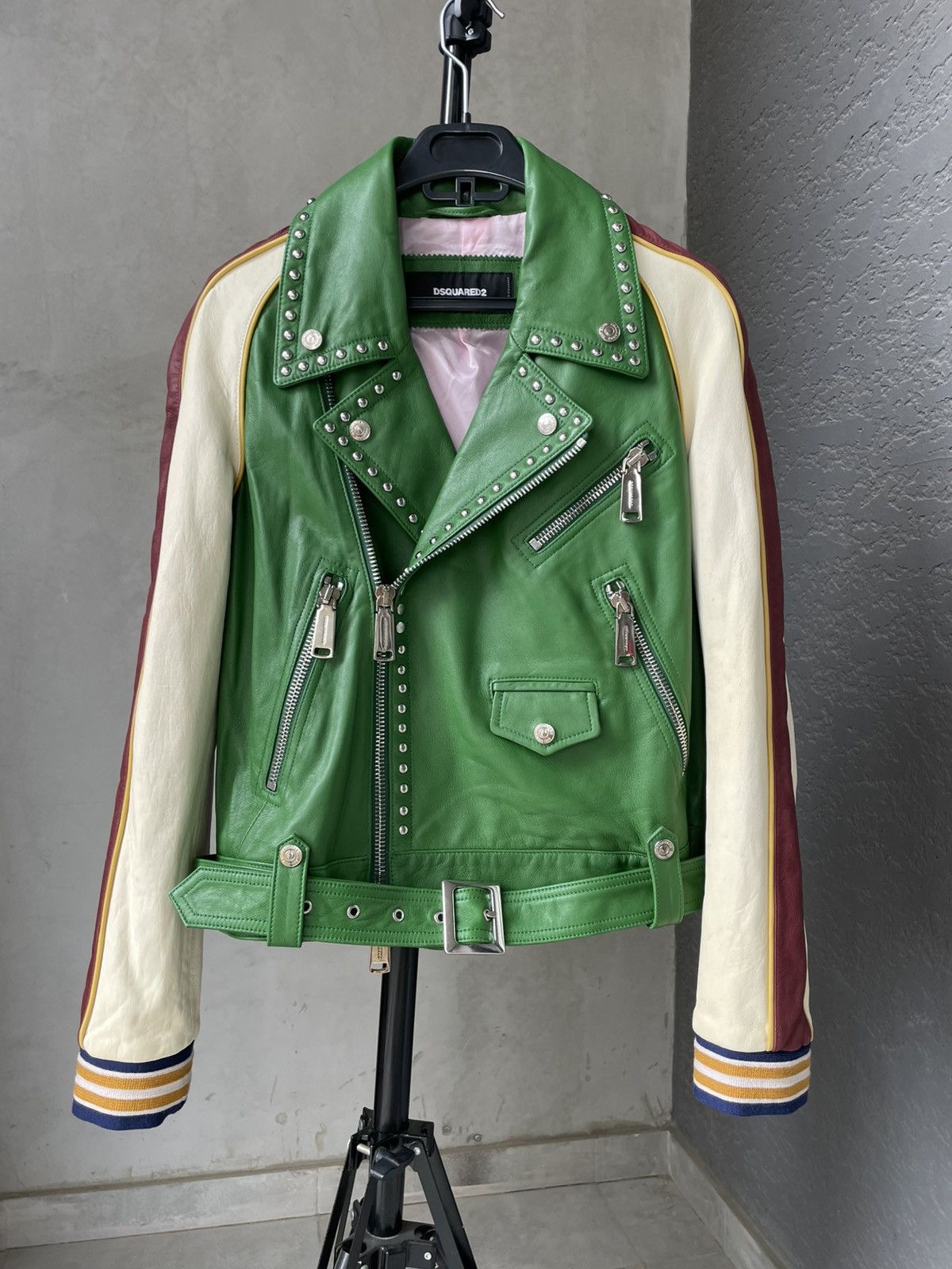 Dsquared2 Dsquared2 Biker Leather Jeans Jacket Size M / US 6-8 / IT 42-44 - 1 Thumbnail
