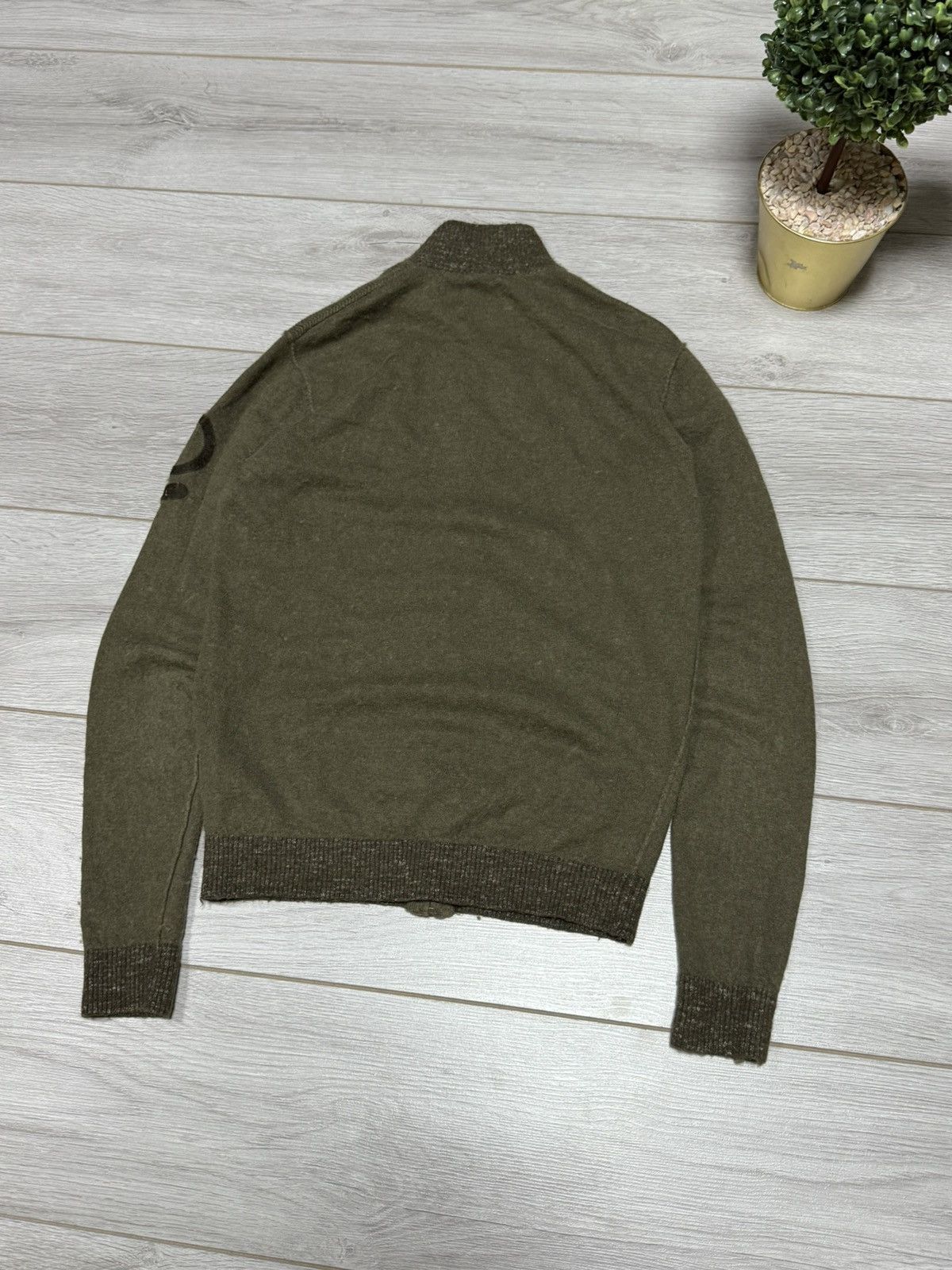 Diesel Diesel wool linen sweater zip zip Size US L / EU 52-54 / 3 - 10 Thumbnail