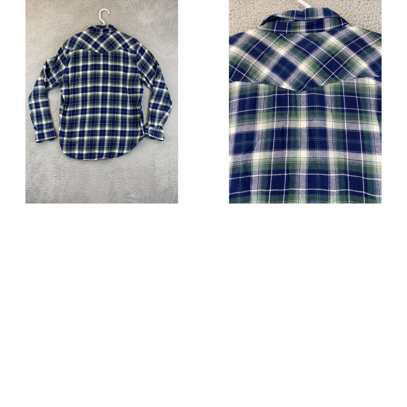 Lucky Brand Lucky Brand Dress Shirt Men L Blue Plaid Casual Button-Down 76-27 Size US L / EU 52-54 / 3 - 8 Thumbnail