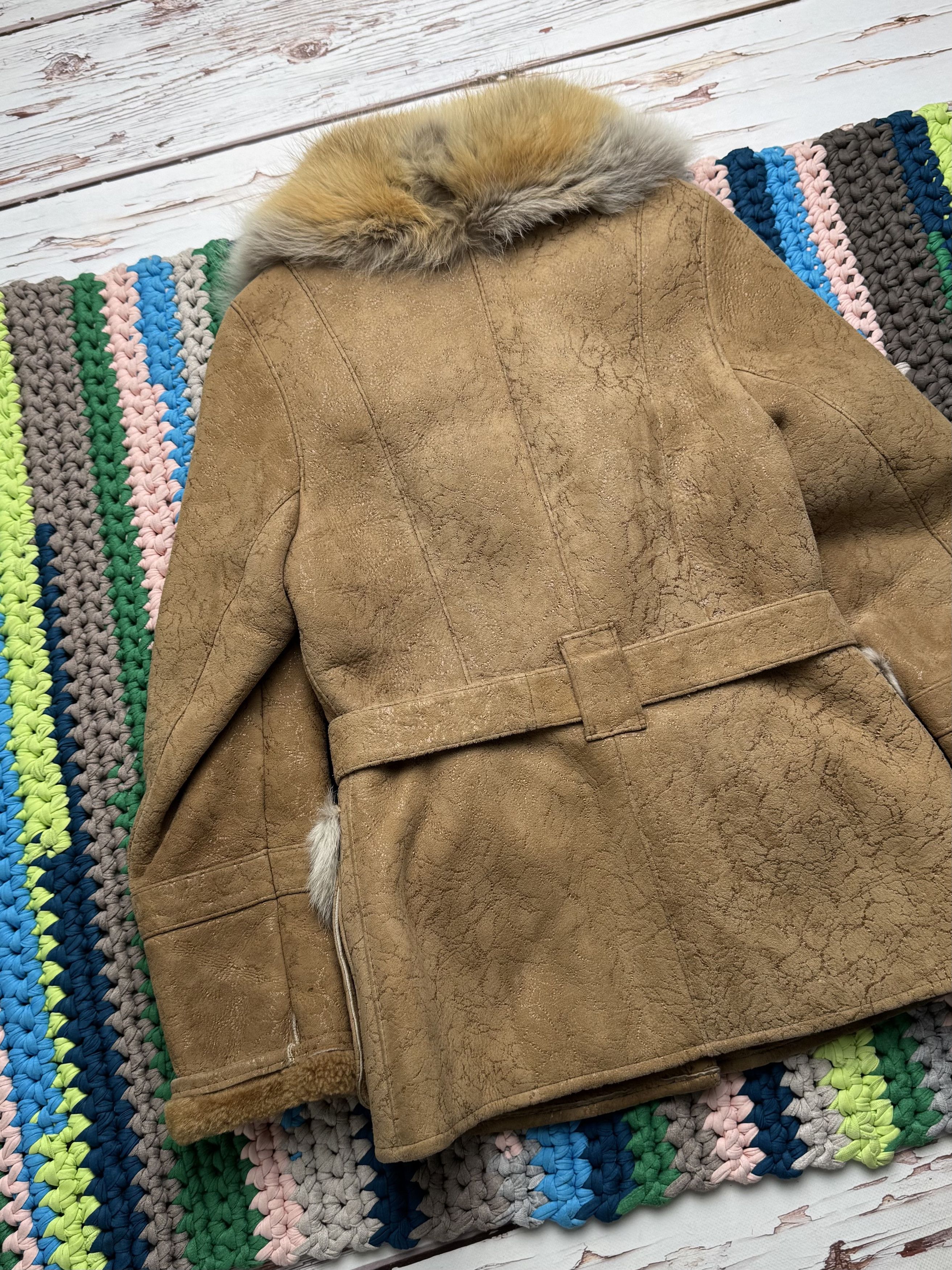 Vintage Vintage Real Sheepskin Jacket With Belt (D10)(D15) Size M / US 6-8 / IT 42-44 - 9 Thumbnail