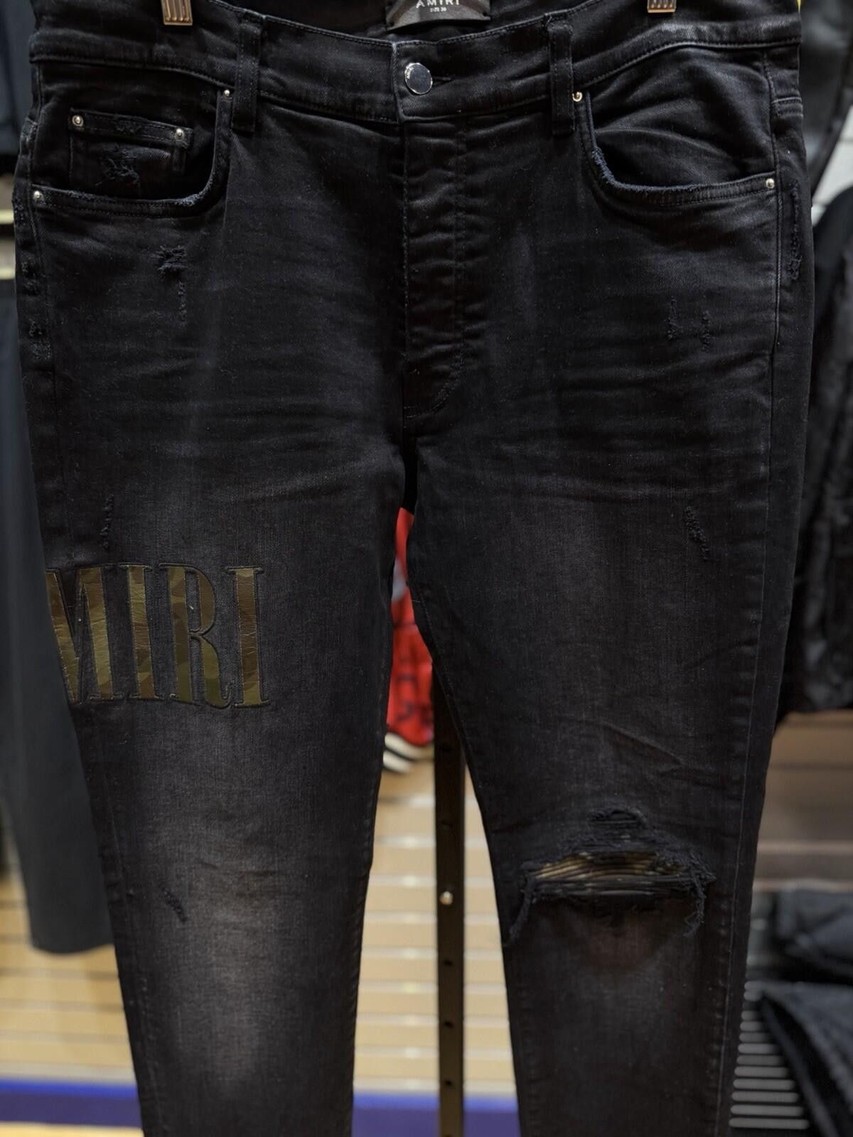 Amiri Size 36 - Amiri Black Green Jeans 100% Authentic Size US 36 / EU 52 - 3 Thumbnail