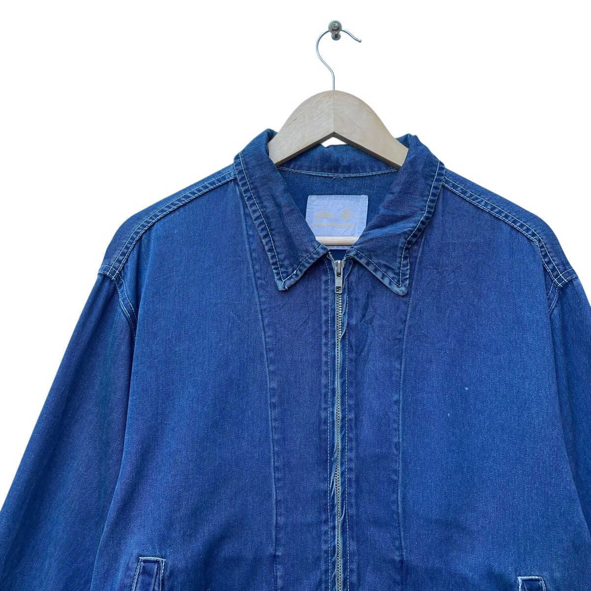 45rpm 💥Vintage POSH Boy Indigo Bomber Jacket Size US M / EU 48-50 / 2 - 3 Thumbnail