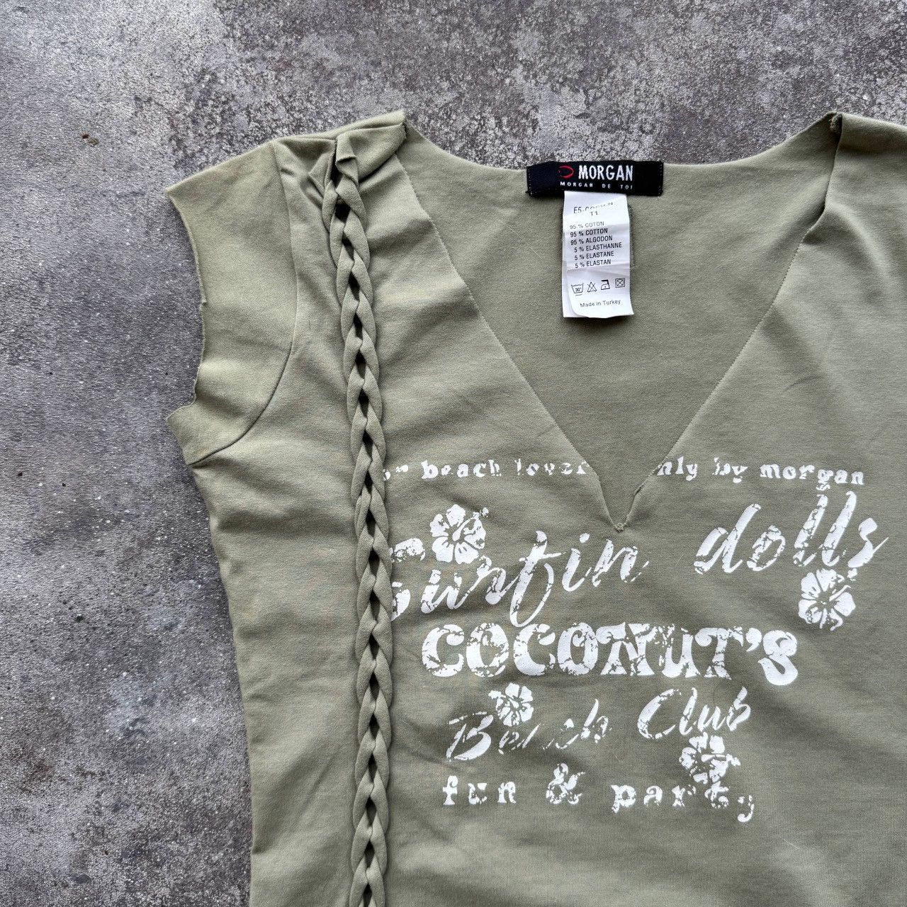 Morgan De Toi Morgan de Toi Vintage Y2K T-Shirt Size M / US 6-8 / IT 42-44 - 3 Thumbnail