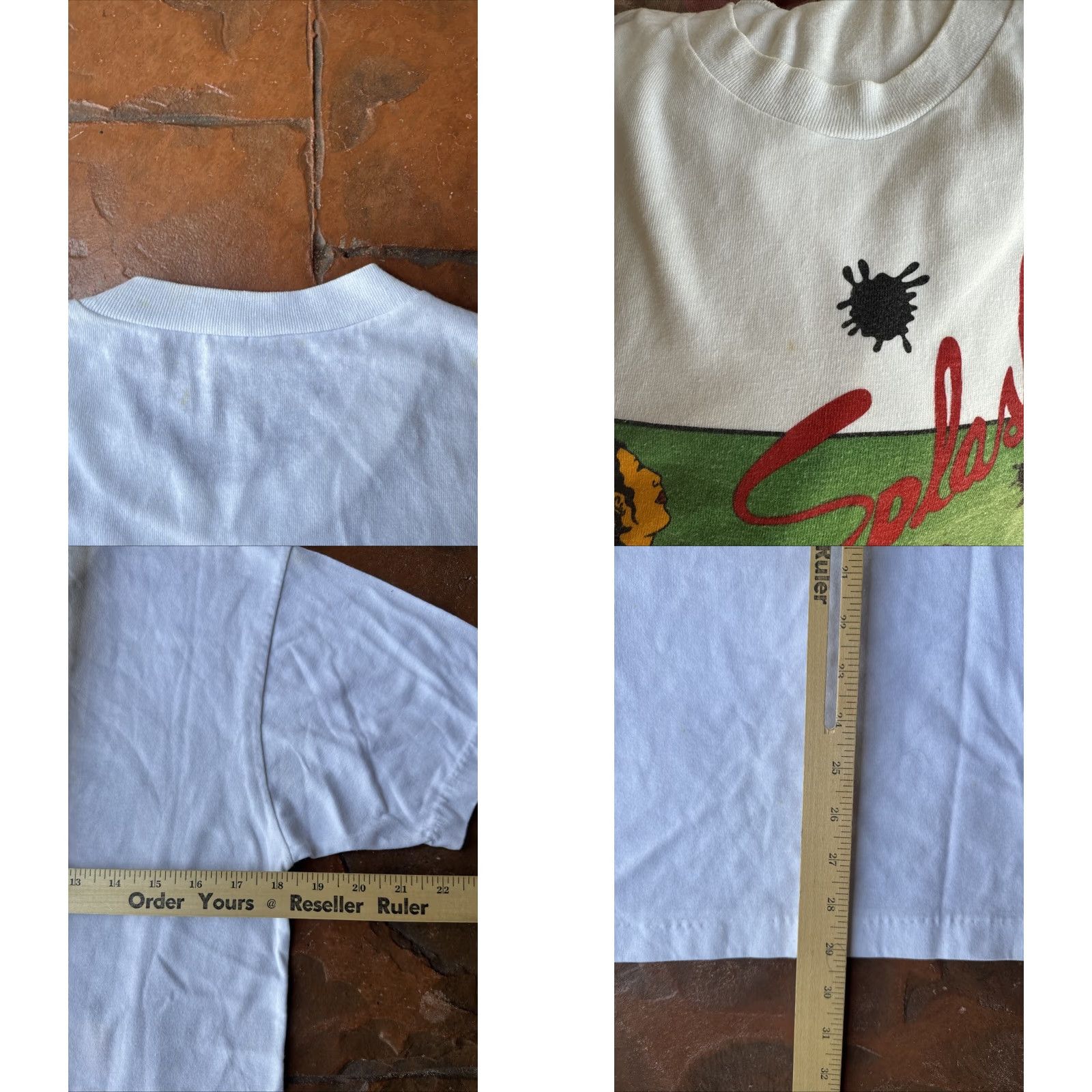 Vintage VINTAGE Sunsplash Reggae Festival Jamaica T Shirt Medium White Cotton Crew Neck Short Sleeve Men Size US M / EU 48-50 / 2 - 8 Thumbnail