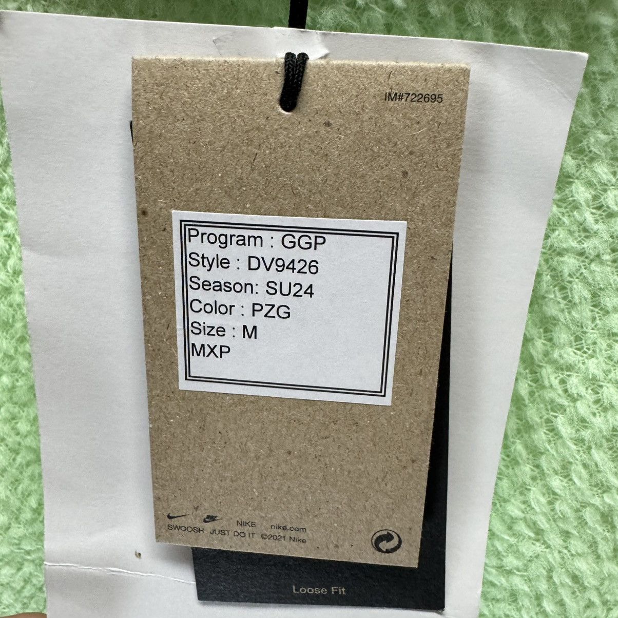 Nike ACG SAMPLE Nike ACG Wolf Lichen Top Hoodie Vapor Green Size M Size US M / EU 48-50 / 2 - 5 Thumbnail