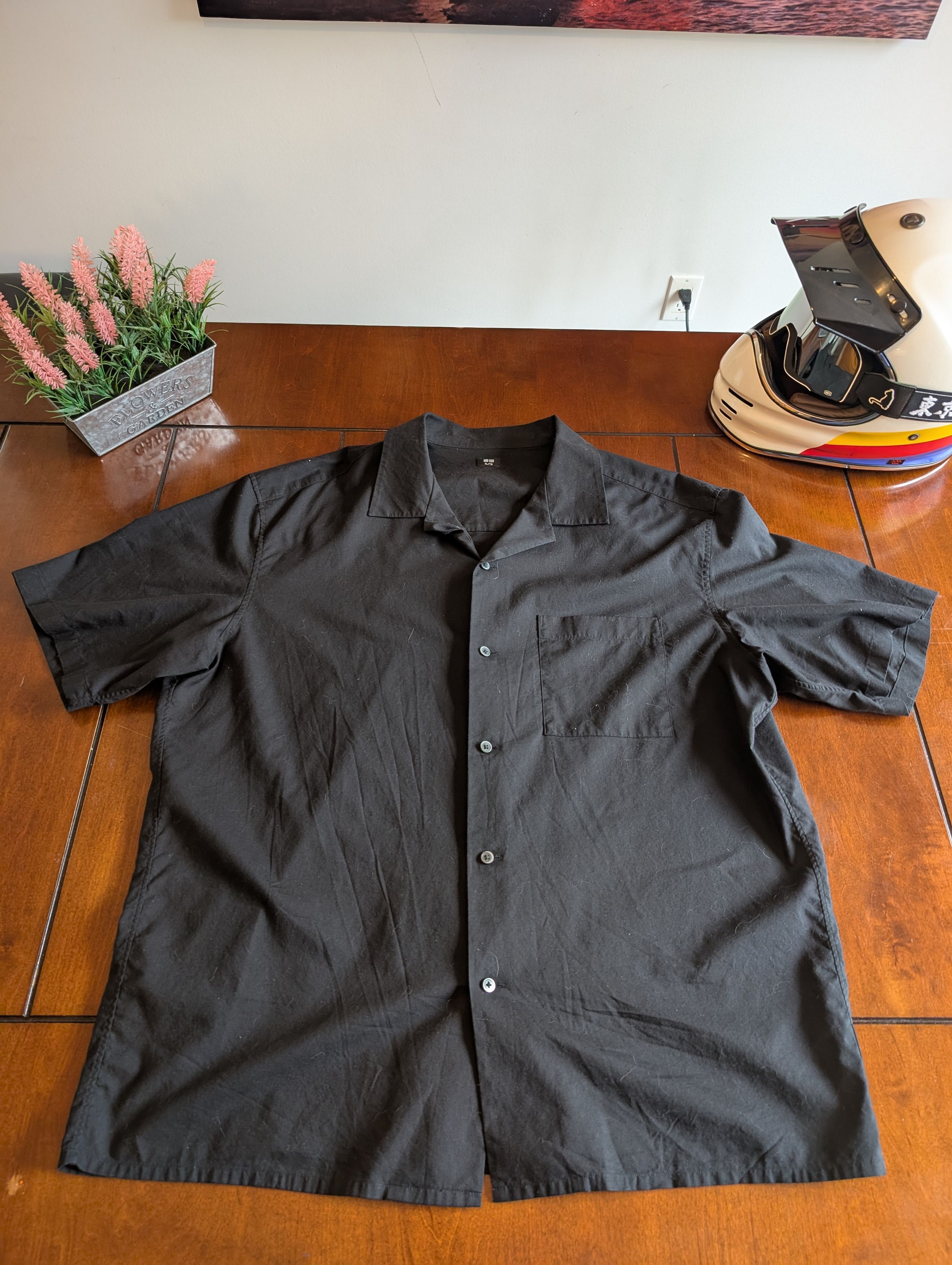Uniqlo Uniqlo Open Collar Short Sleeve Shirt Size US XL / EU 56 / 4 - 1 Preview