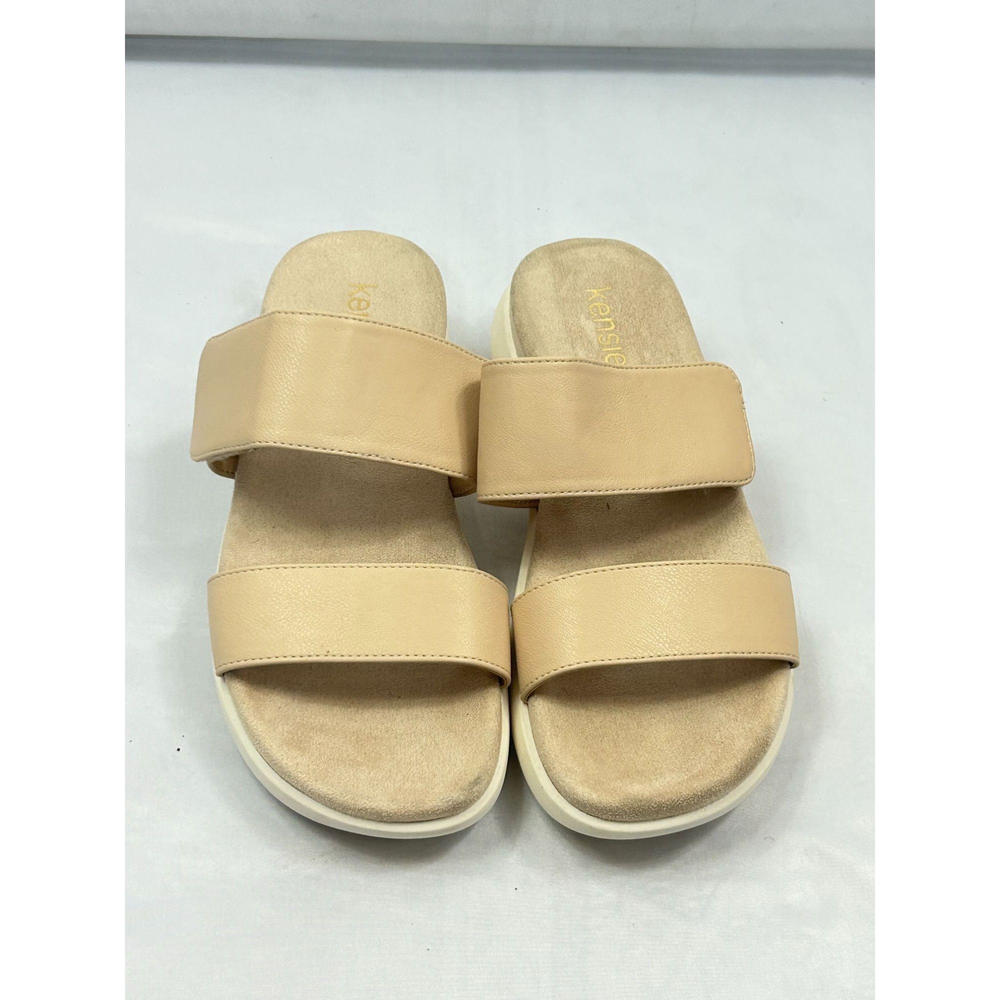 Other Kensie Jipsy Sandals Women 8.5 Tan Platform Slide Comfort Ca Size US 8.5 / IT 38.5 - 2 Thumbnail