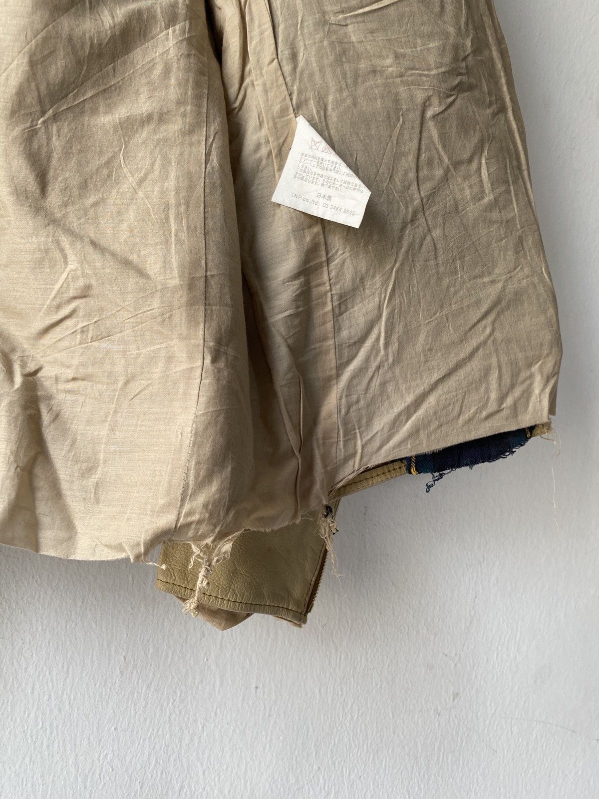 Japanese Brand Nonnative Japan Distressed Leather Jacket Size US S / EU 44-46 / 1 - 14 Thumbnail