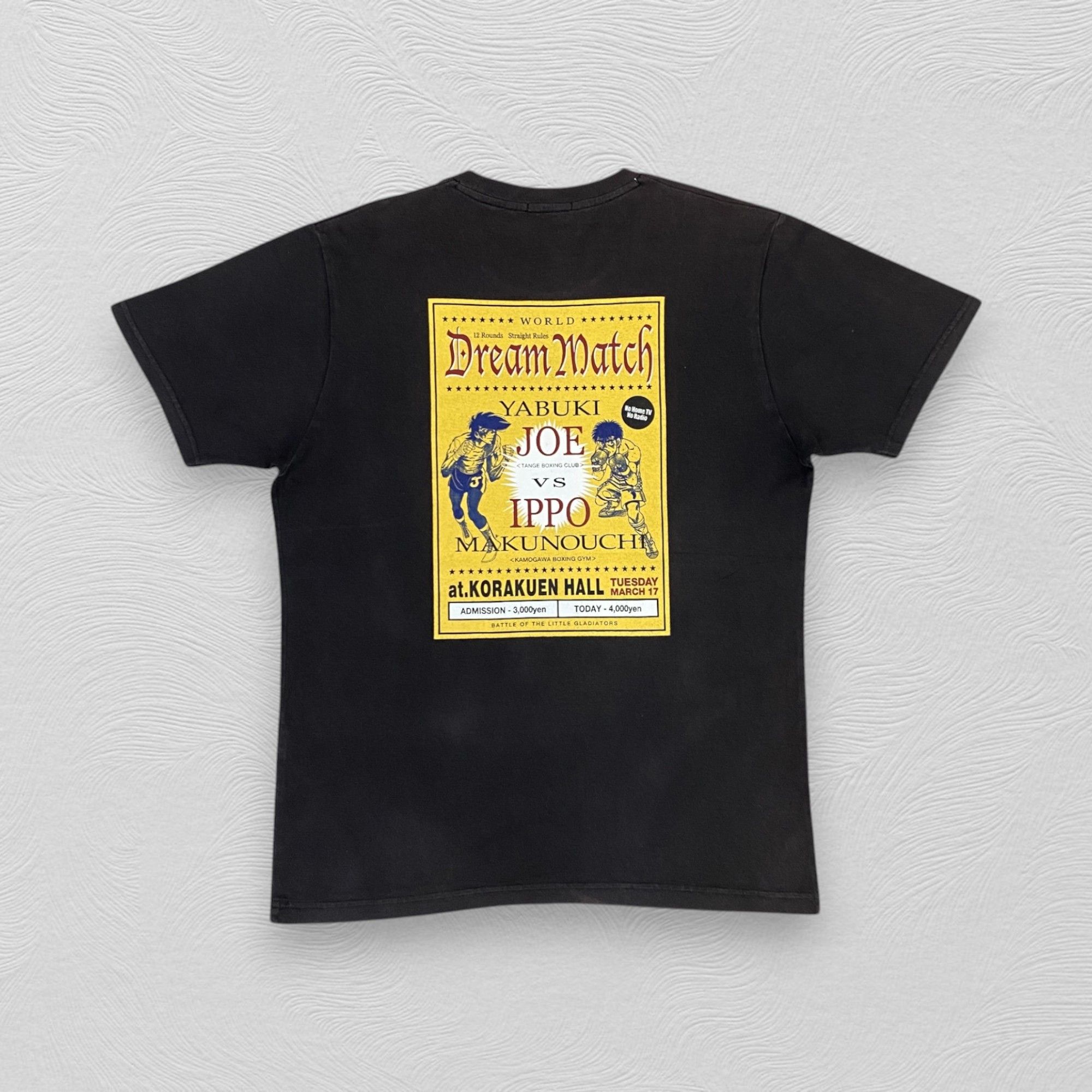 Anime Vintage HAJIME NO IPPO VS YABUKI JOE Anime T Shirt - H086 Size US L / EU 52-54 / 3 - 1 Thumbnail